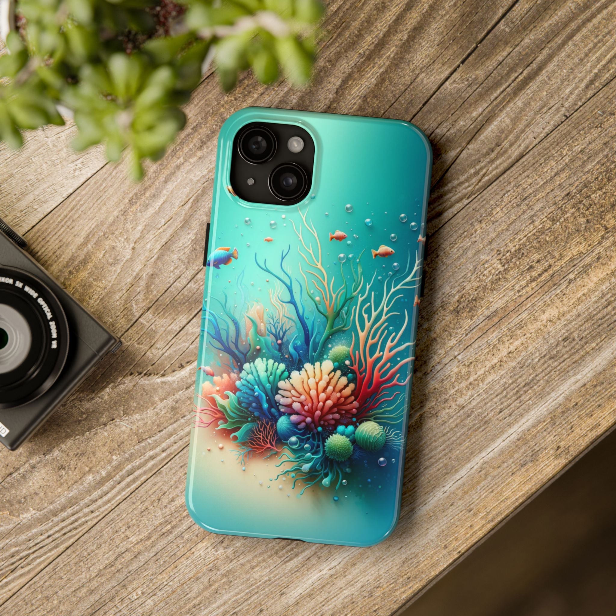 Phone Case Coral Reef Design