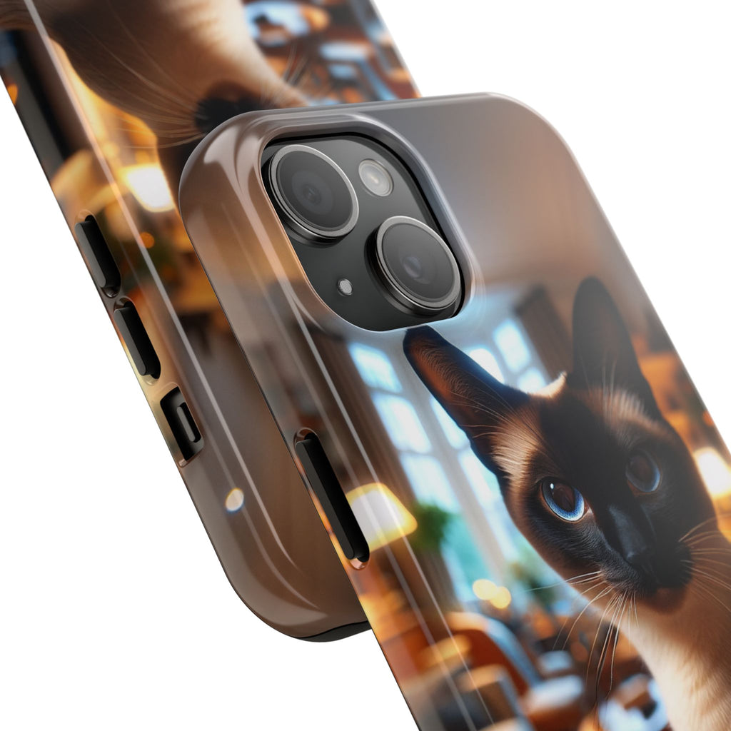 Curious cat - Tough Phone Case