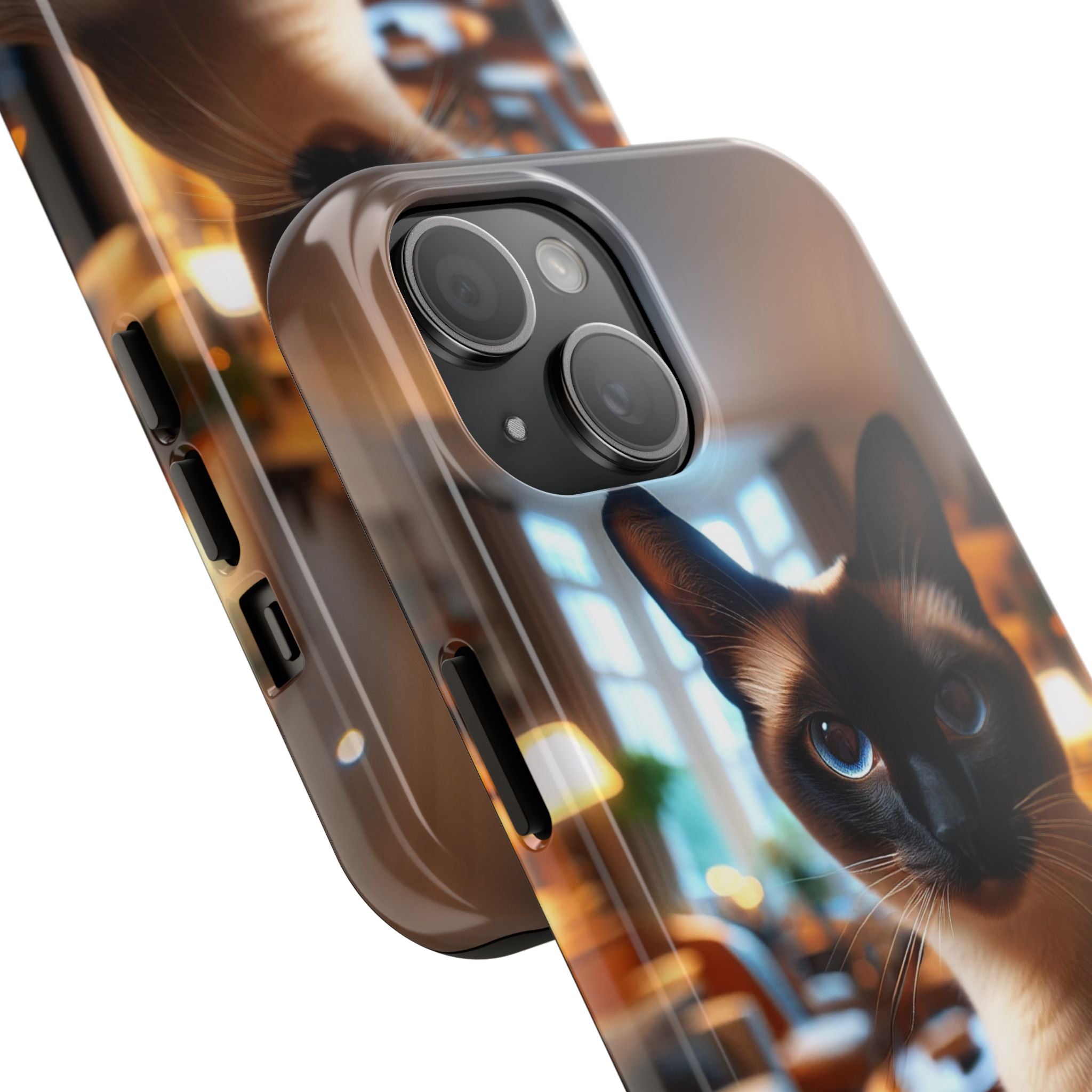 Curious cat - Tough Phone Case