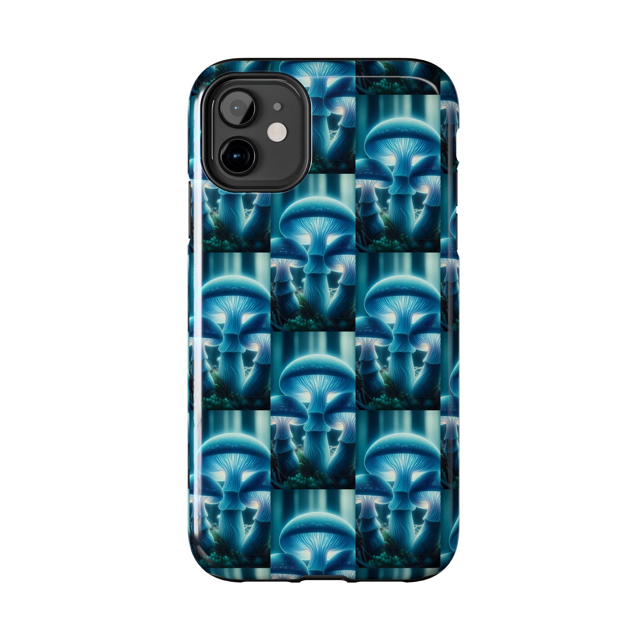 Blue Mushrooms - Tough Phone Case