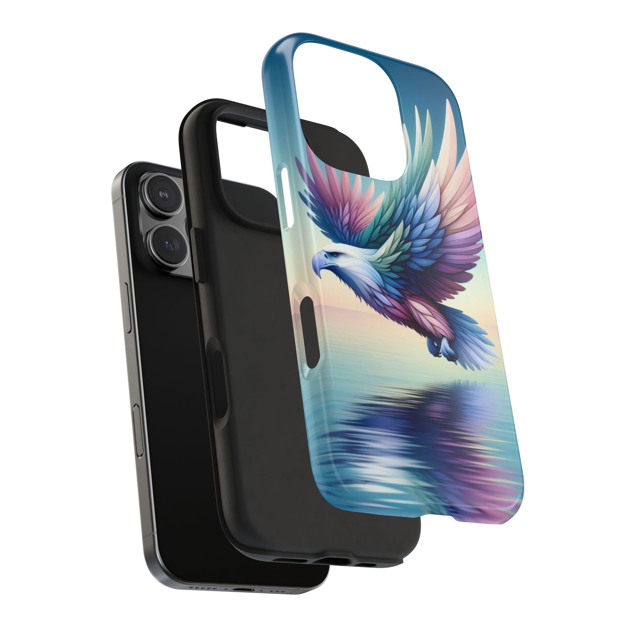 Eagle with colourful feathers - Tough Phone Case