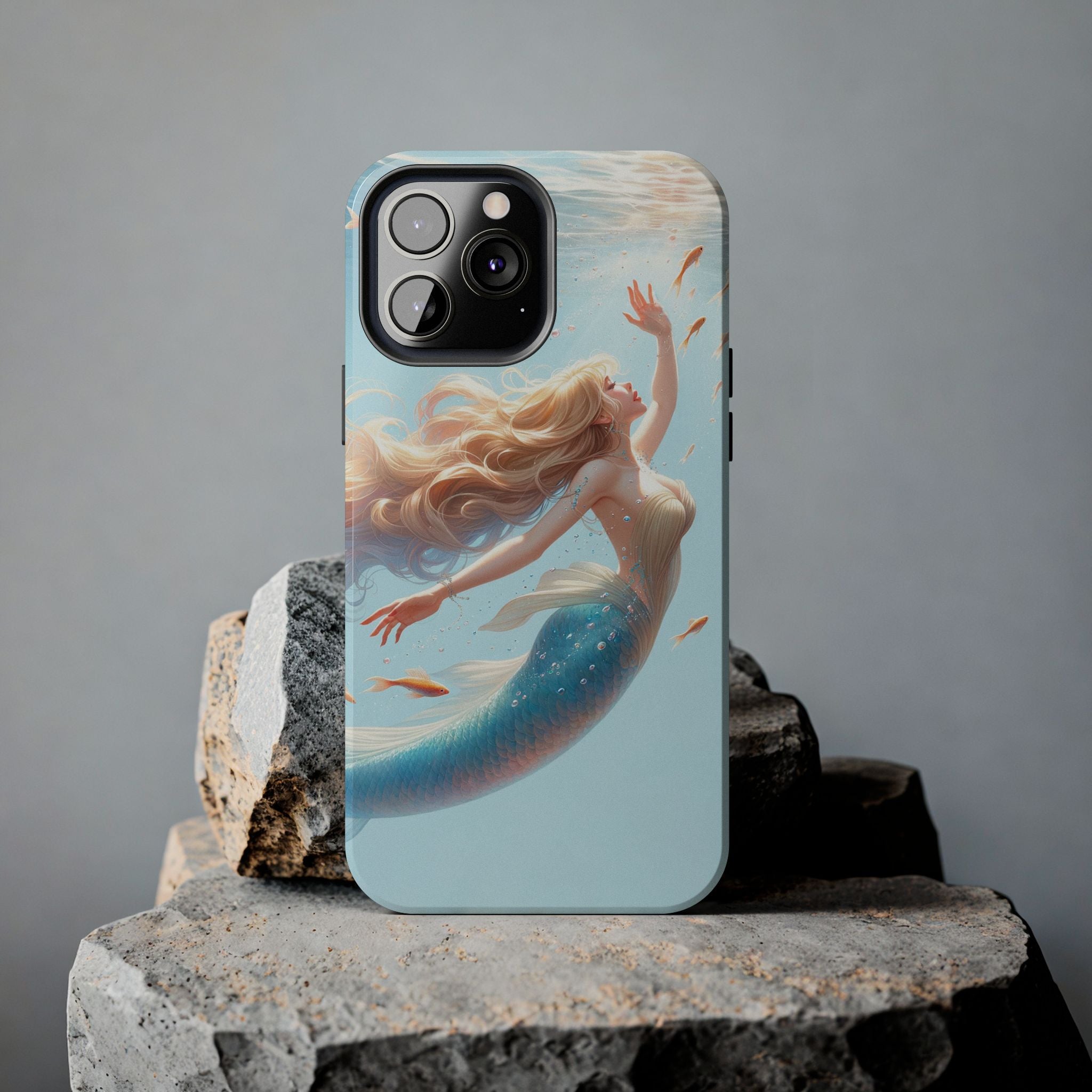 Blond mermaid - Tough Phone Case