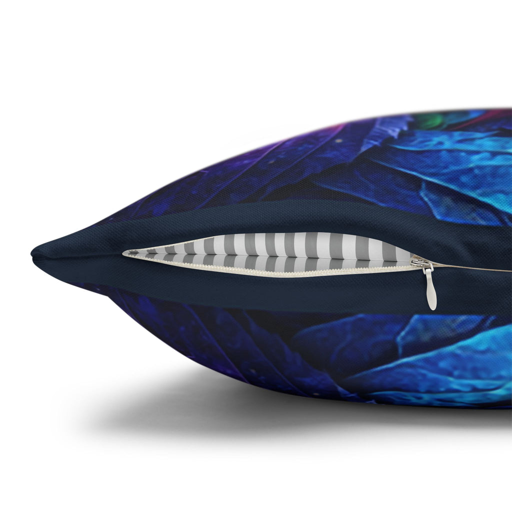 Magical Leaves in a forest-  Polyester Square Pillowcase