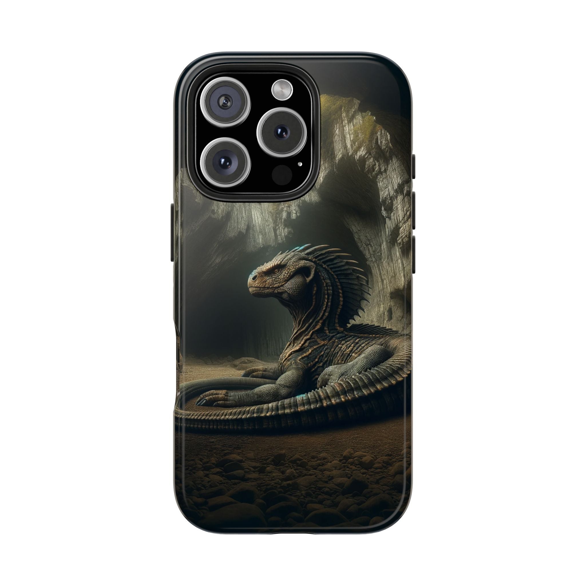 Basilisk in a cave - Tough Phone Case