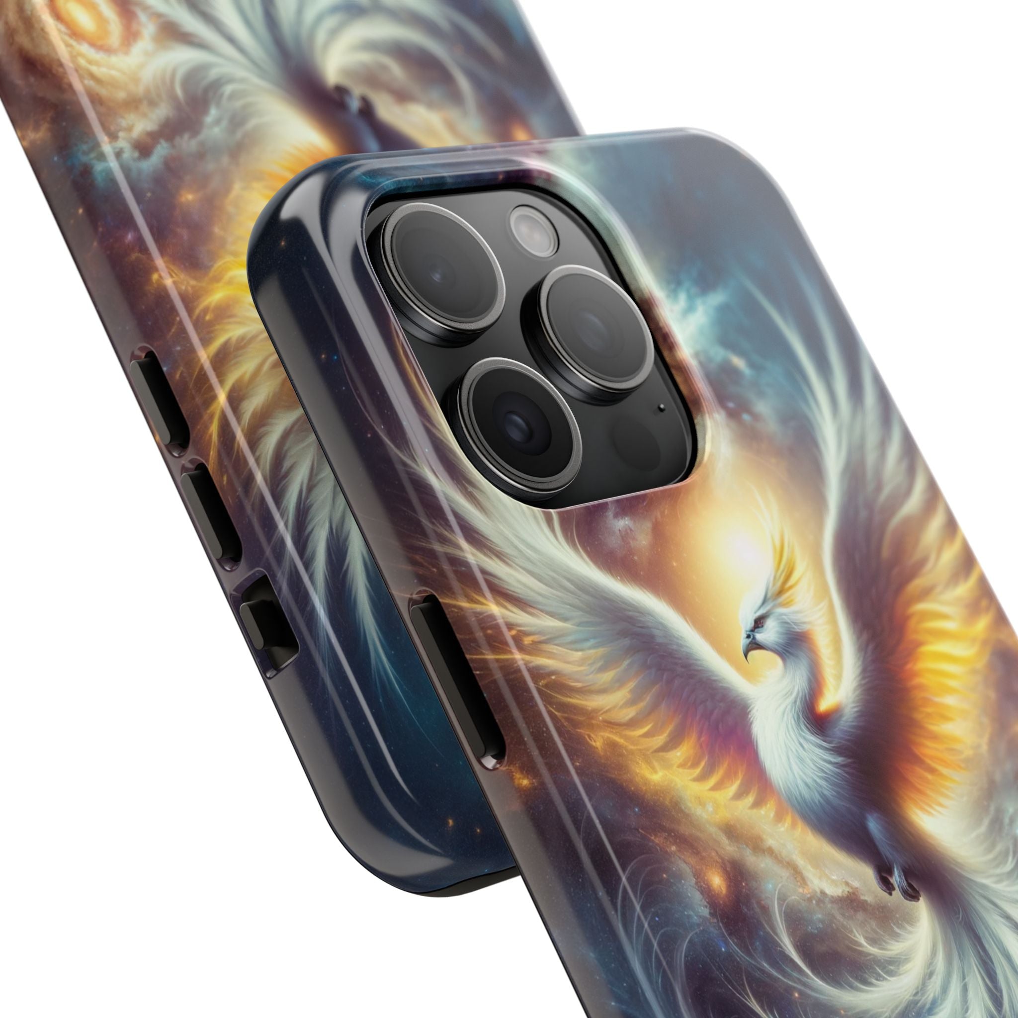 Phone Case - White Phoenix Design