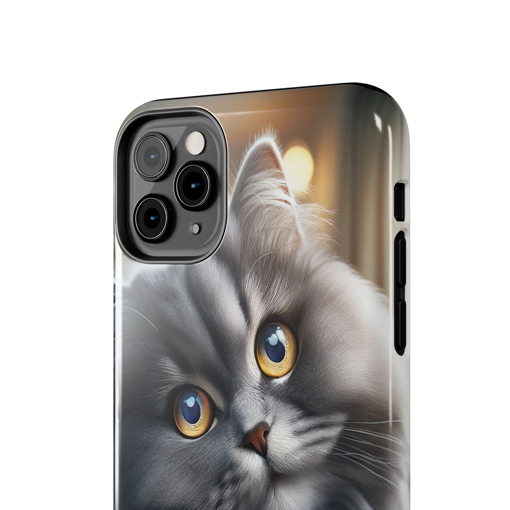 Grey cat - Tough Phone Case