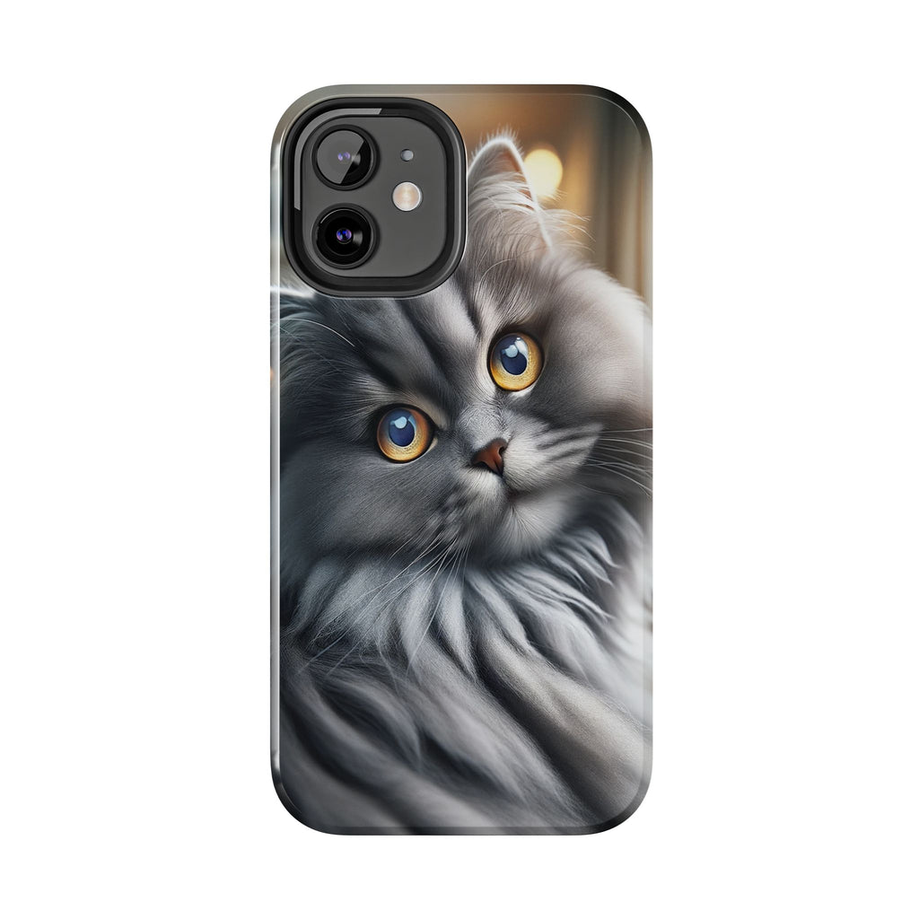 Grey cat - Tough Phone Case