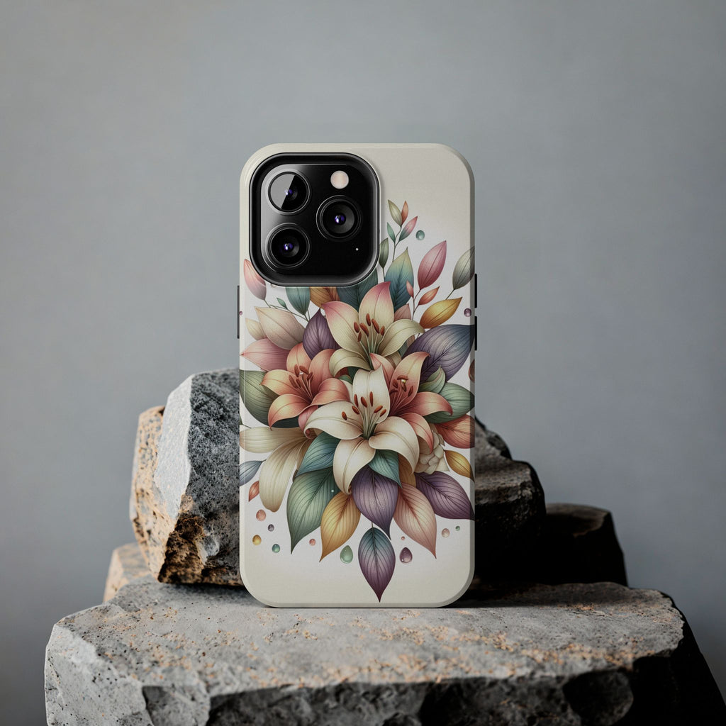 Phone Cases - Beautiful Lily Bouquet Design