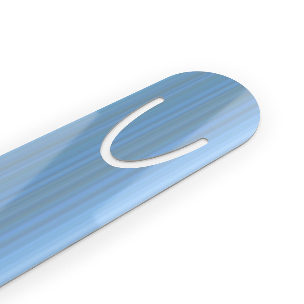 Blue, vertical lines - Bookmark