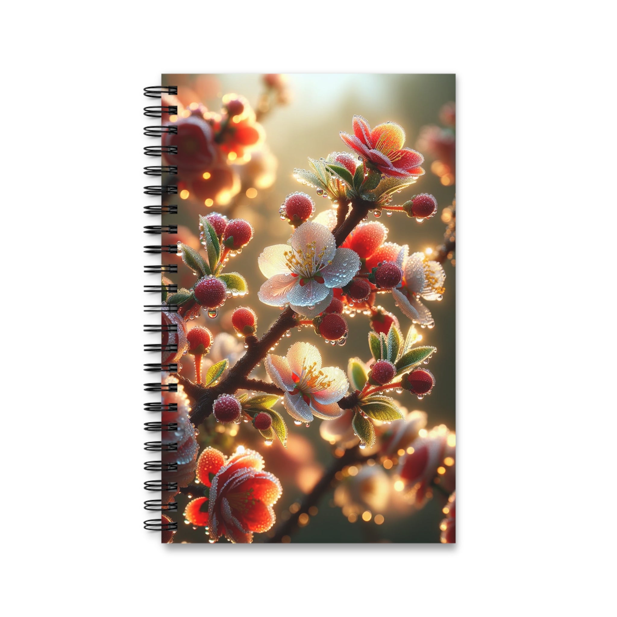 Red & white flowers (1) - Spiral Journal