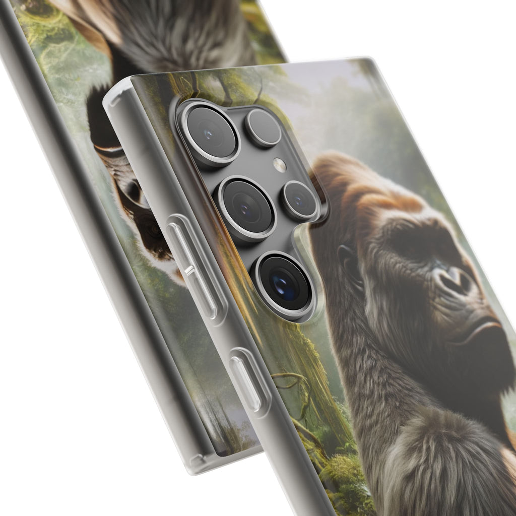 Curious Gorilla - Flexi Case (for Samsung only)