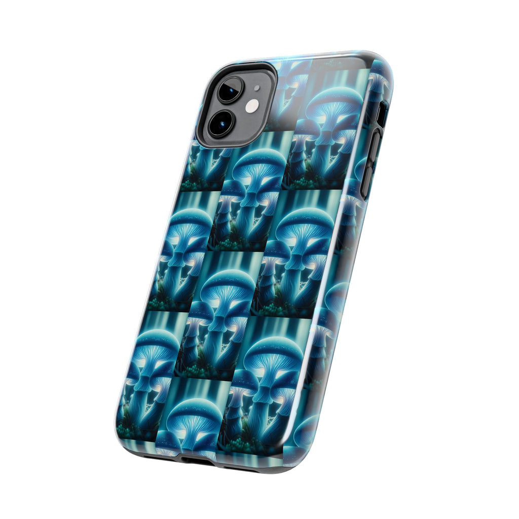 Blue Mushrooms - Tough Phone Case