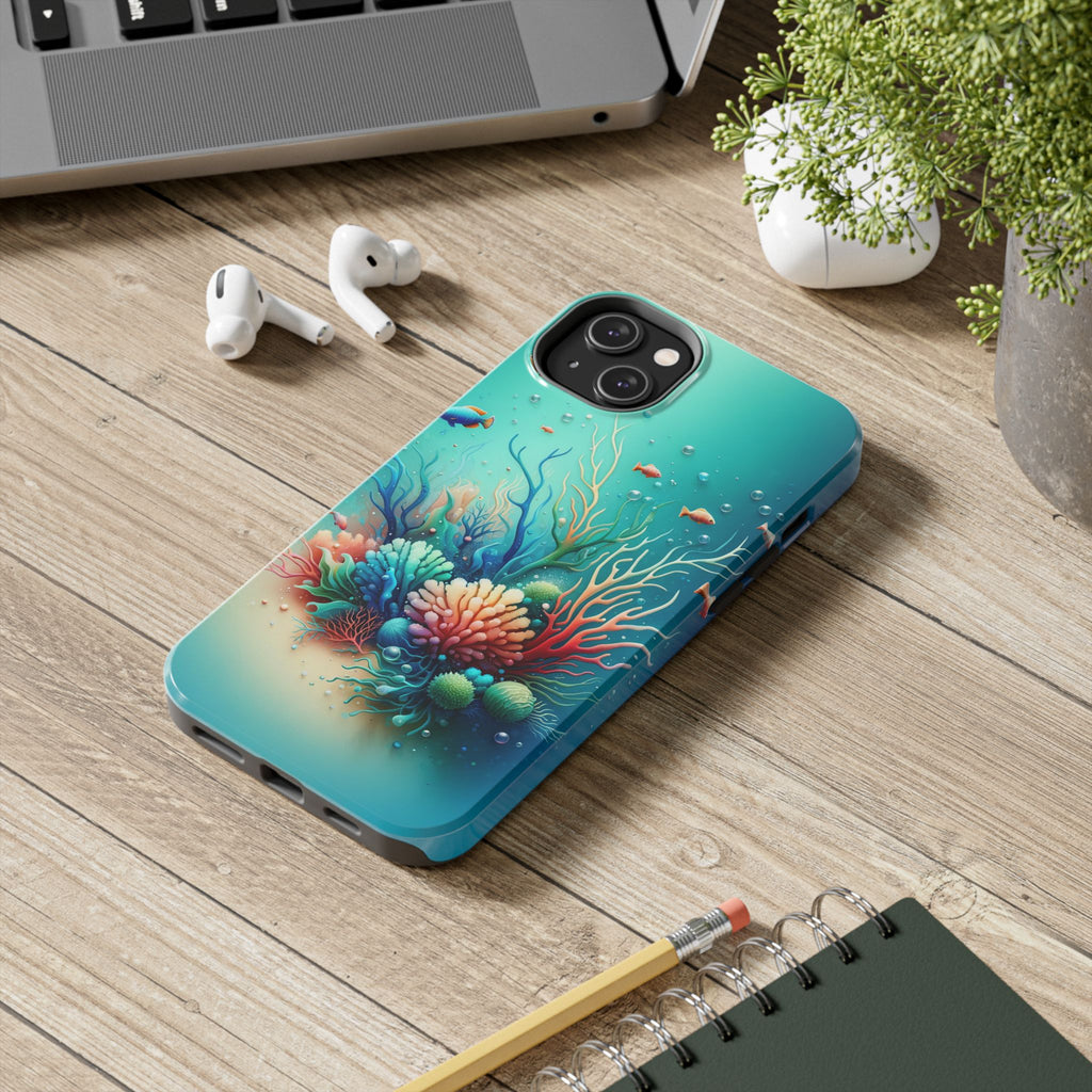 Phone Case Coral Reef Design