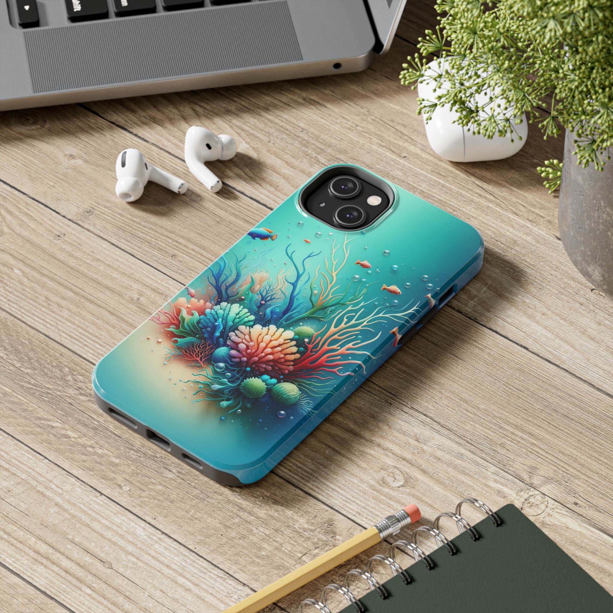 Phone Case Coral Reef Design