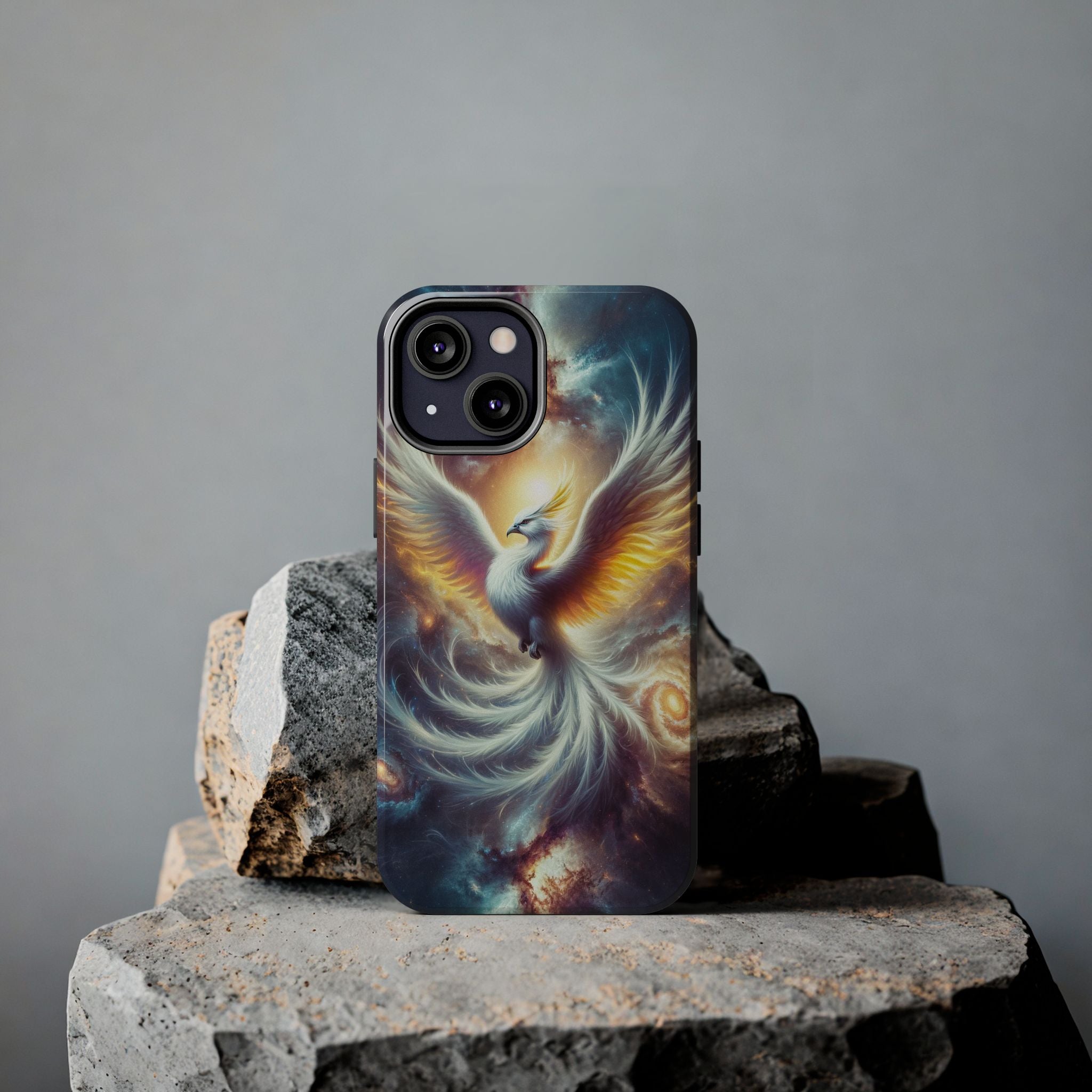 Phone Case - White Phoenix Design