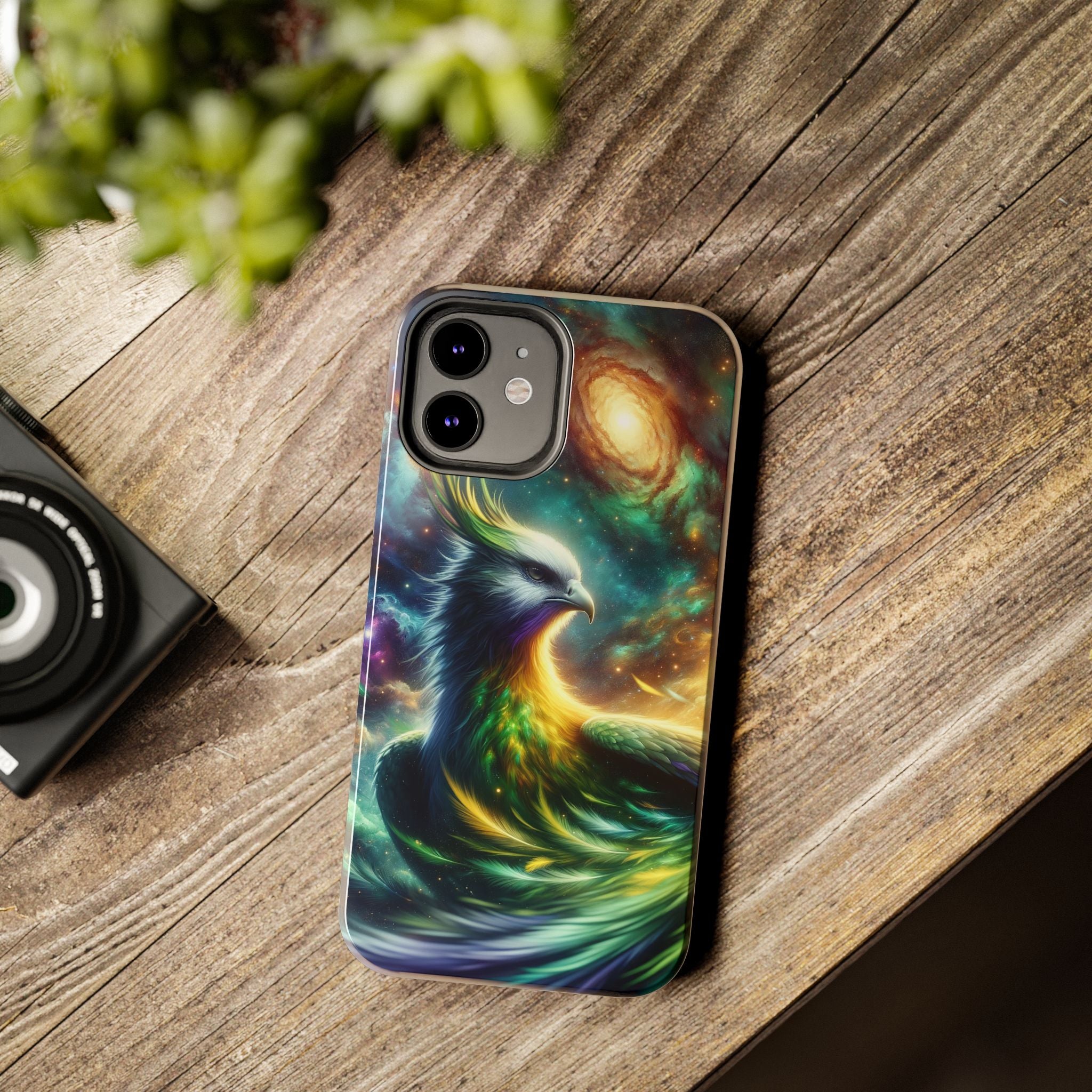 Phone Cases - Green Phoenix Design