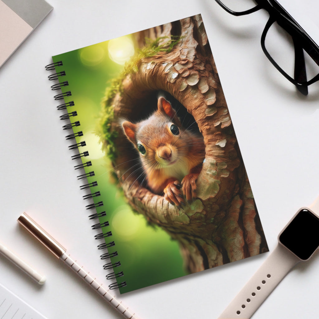 Squirrel in tree - Spiral Journal (EU)