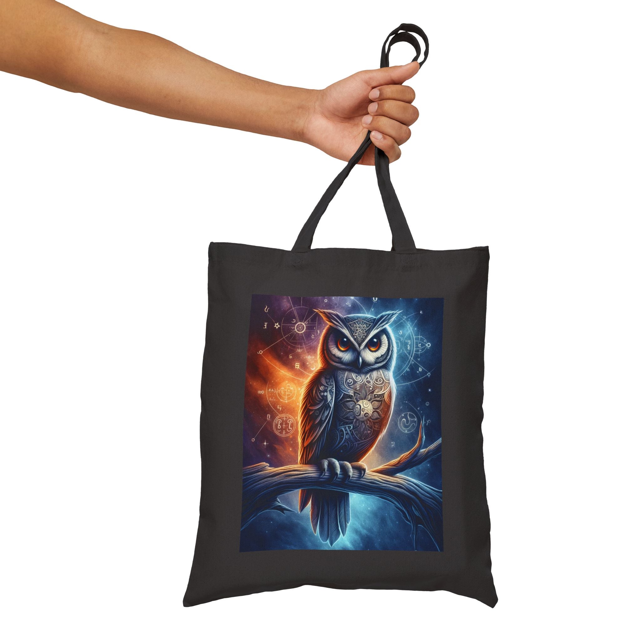 Wise Owl - Cotton Canvas Tote Bag