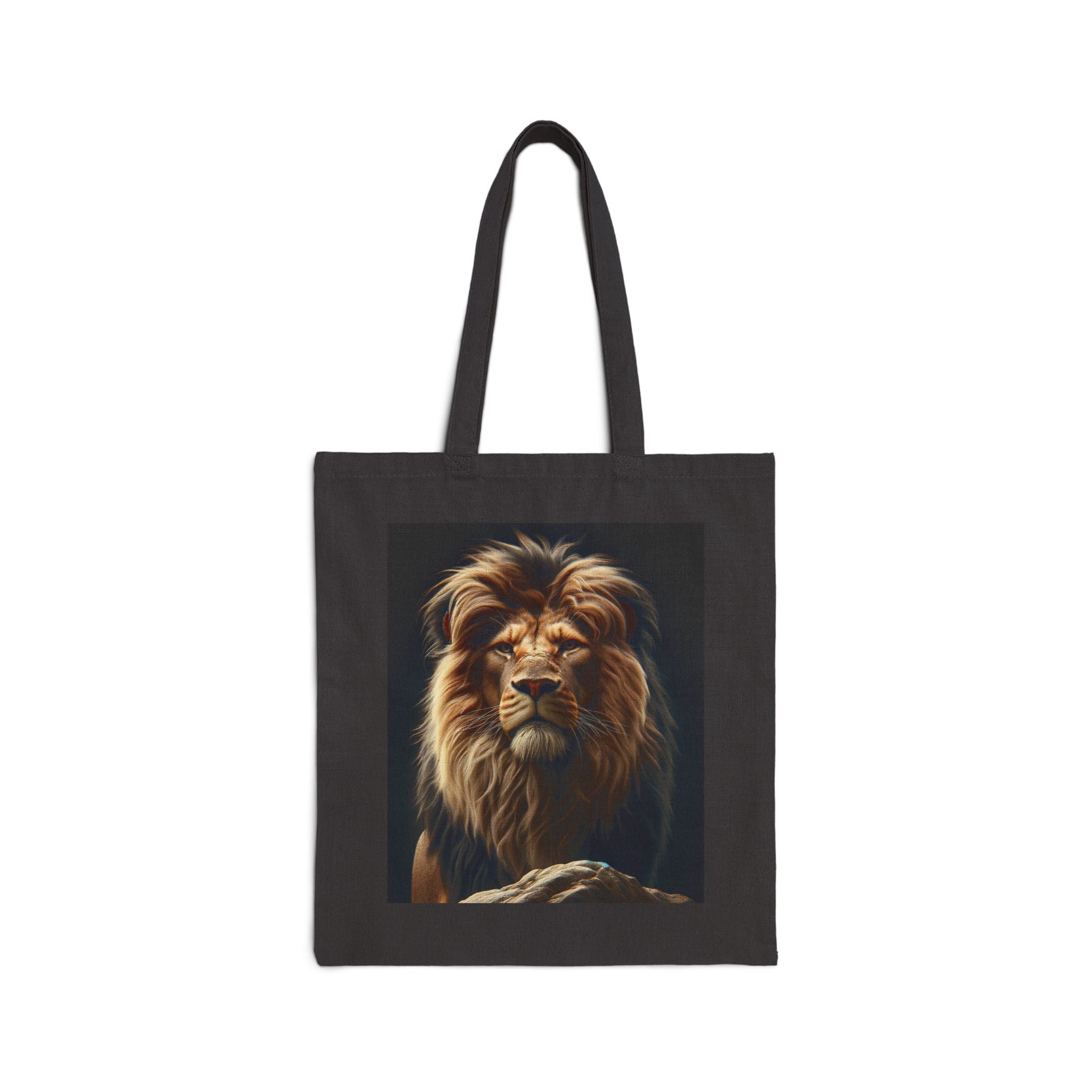Majestic Lion - Cotton Canvas Tote Bag