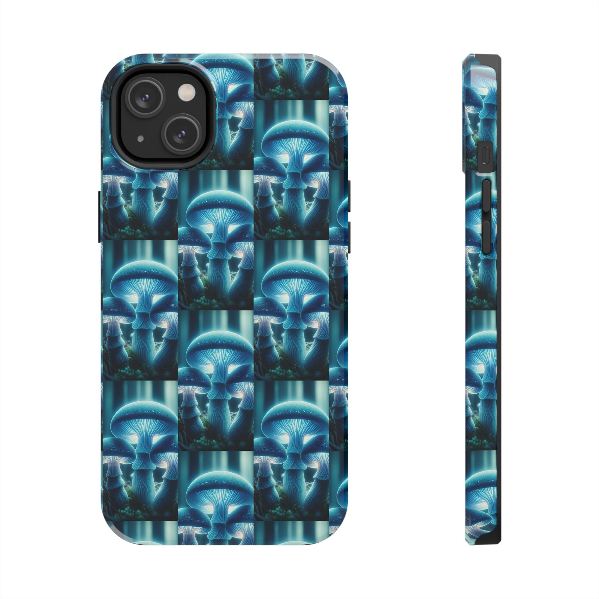Blue Mushrooms - Tough Phone Case