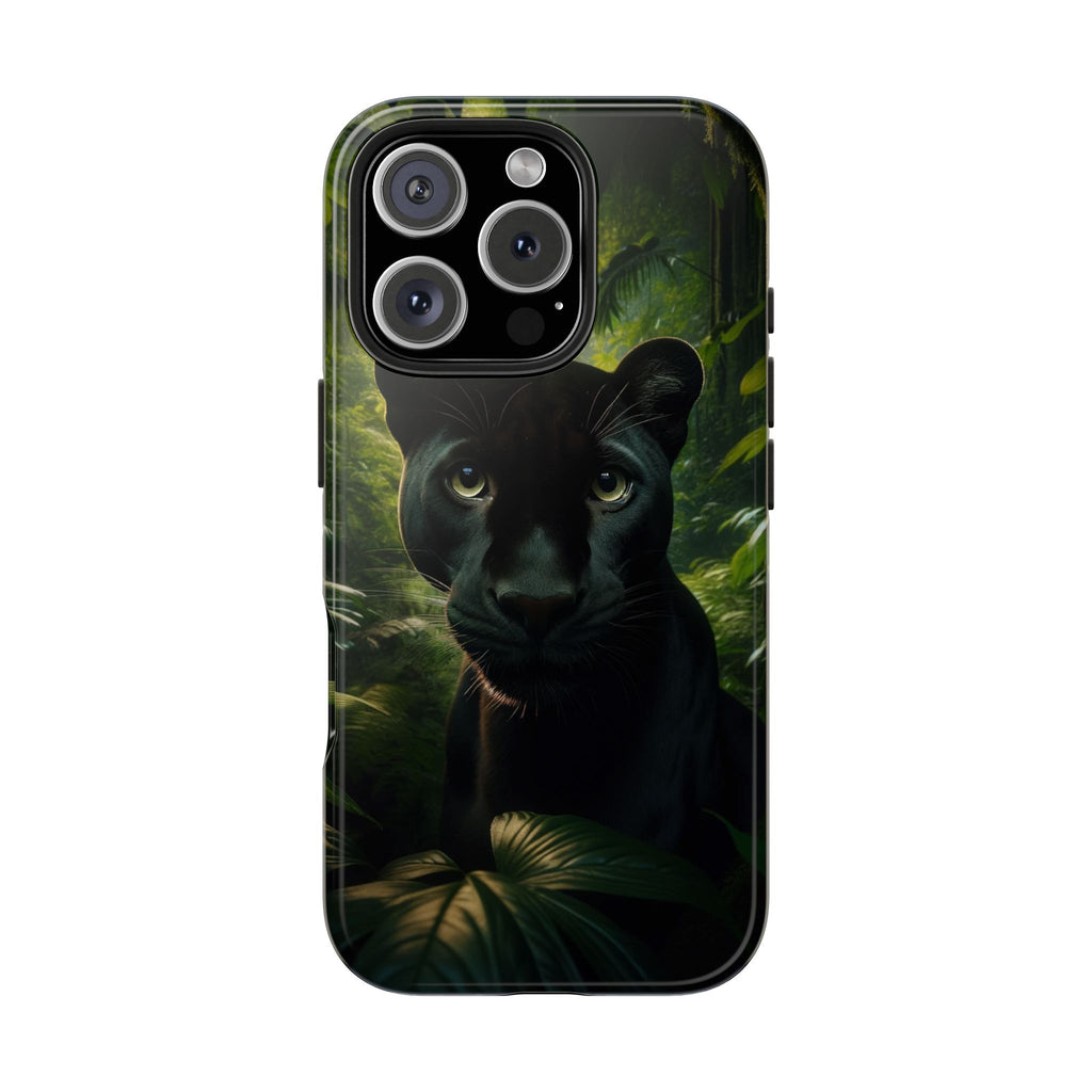 Curious black panther - Tough Phone Case