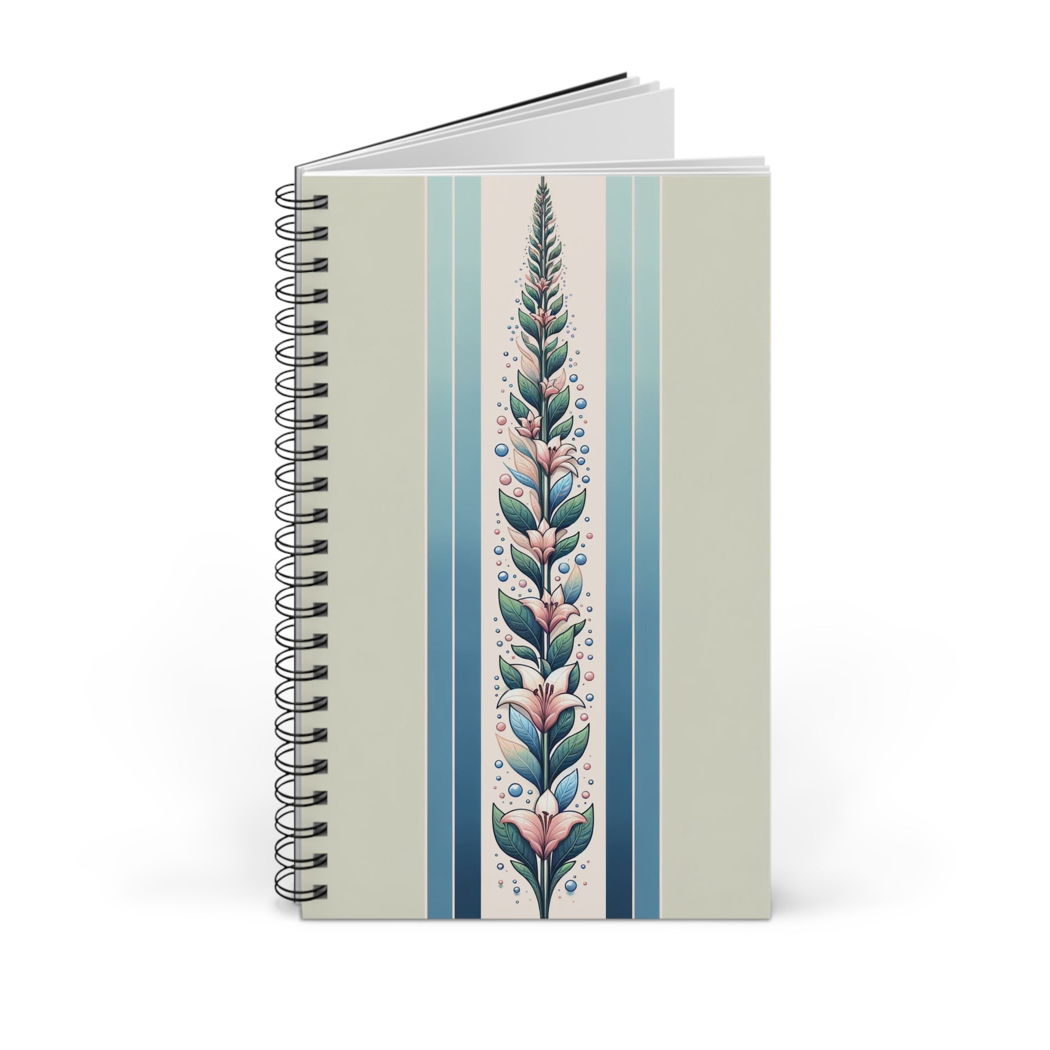 Lilies Pastel 1 - Spiral Journal (EU)