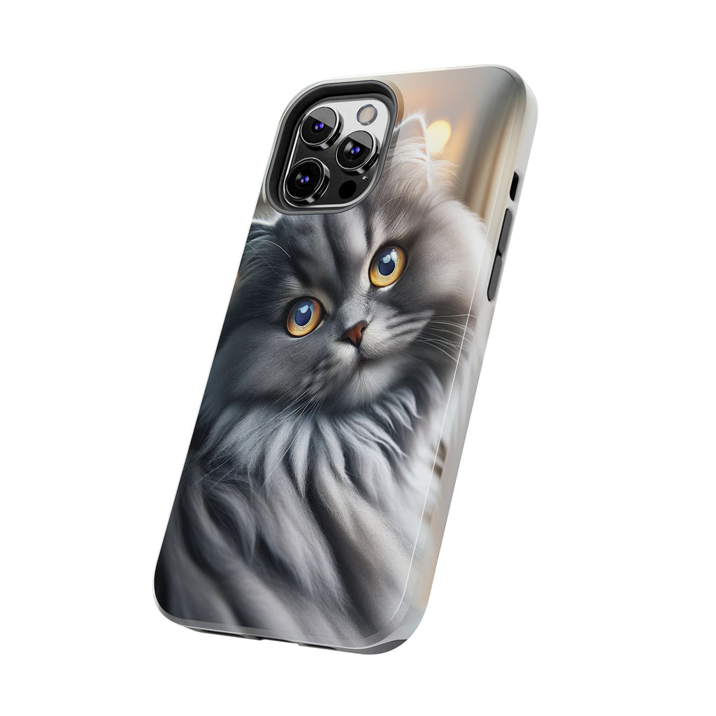 Grey cat - Tough Phone Case