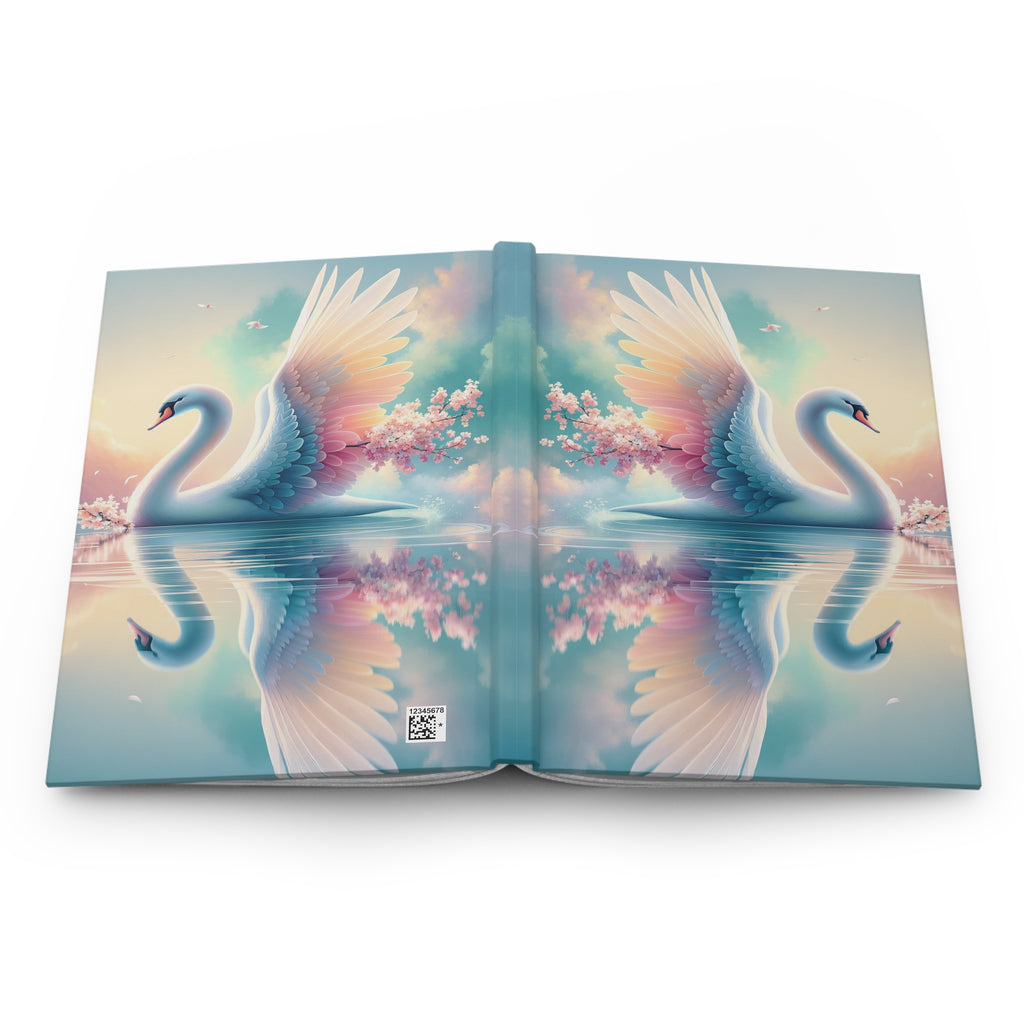 Swan - Hardcover Notebook