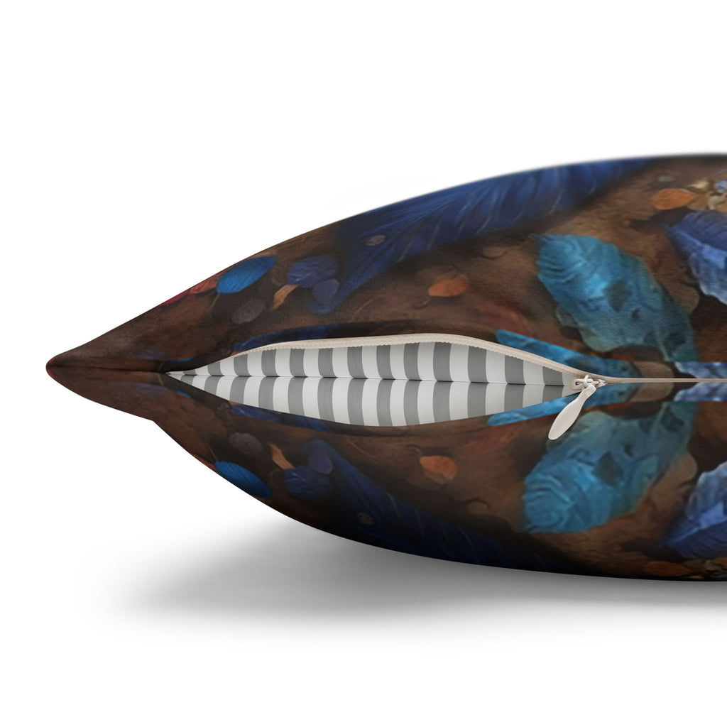 Magical leaves, pastel coloured - Suede Square Pillowcase