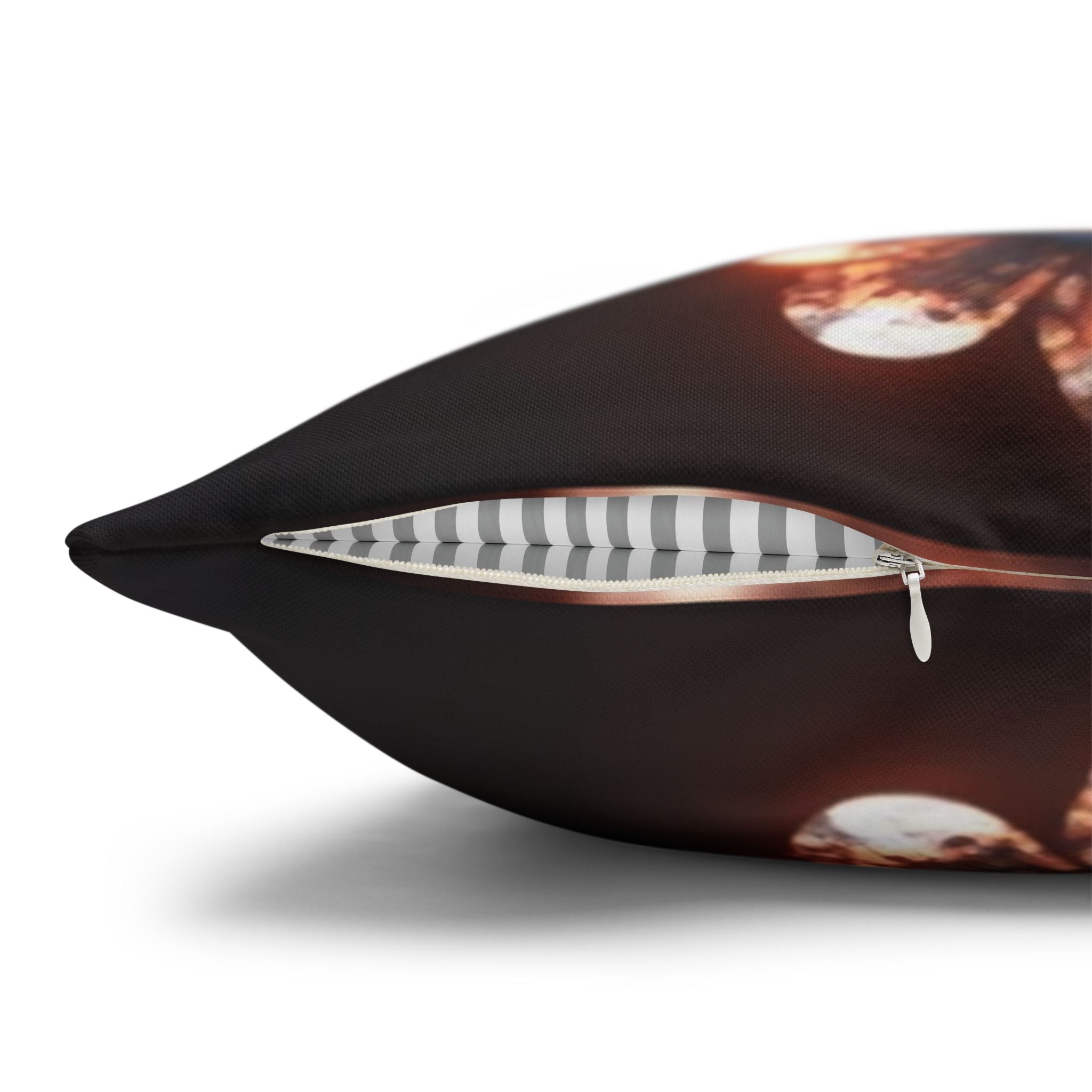 A branch full of white flowers - Polyester Square Pillowcase