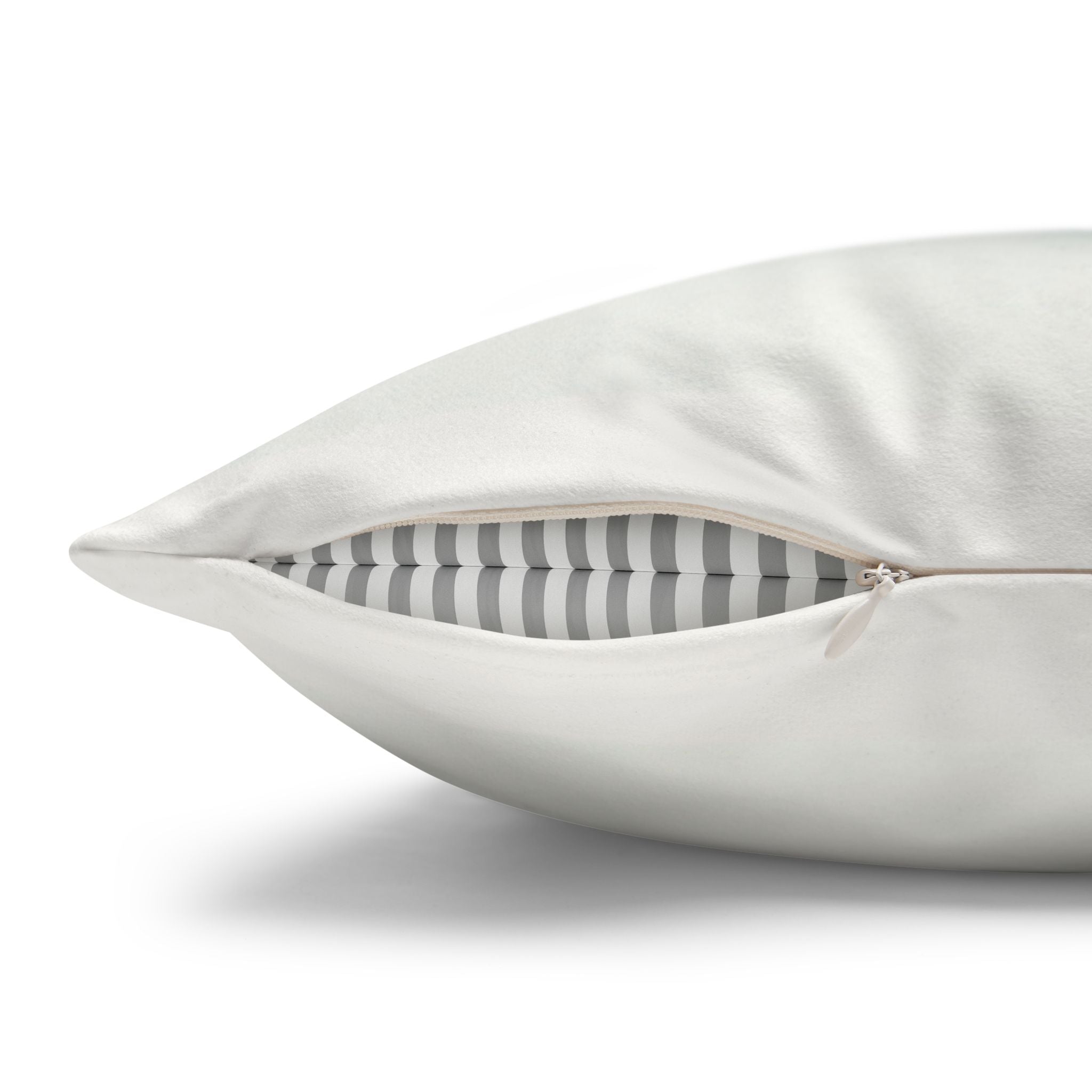 Islamic Art (large silver moon) - Suede Square Pillowcase