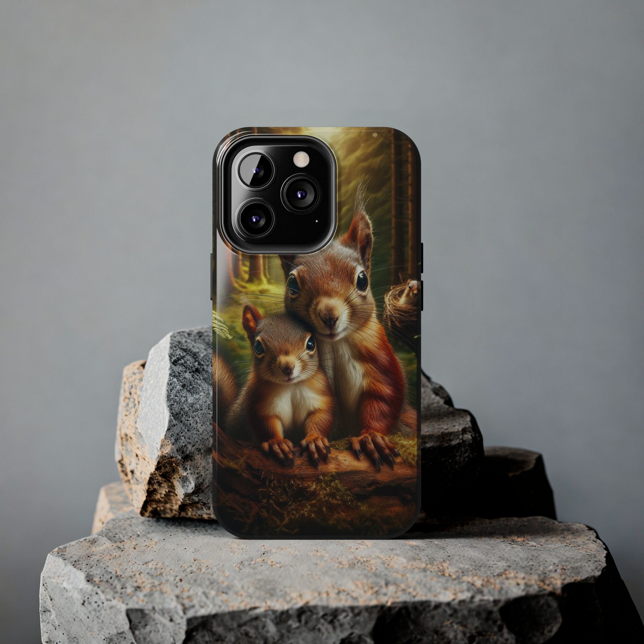 Two squirrels - Tough Phone Case