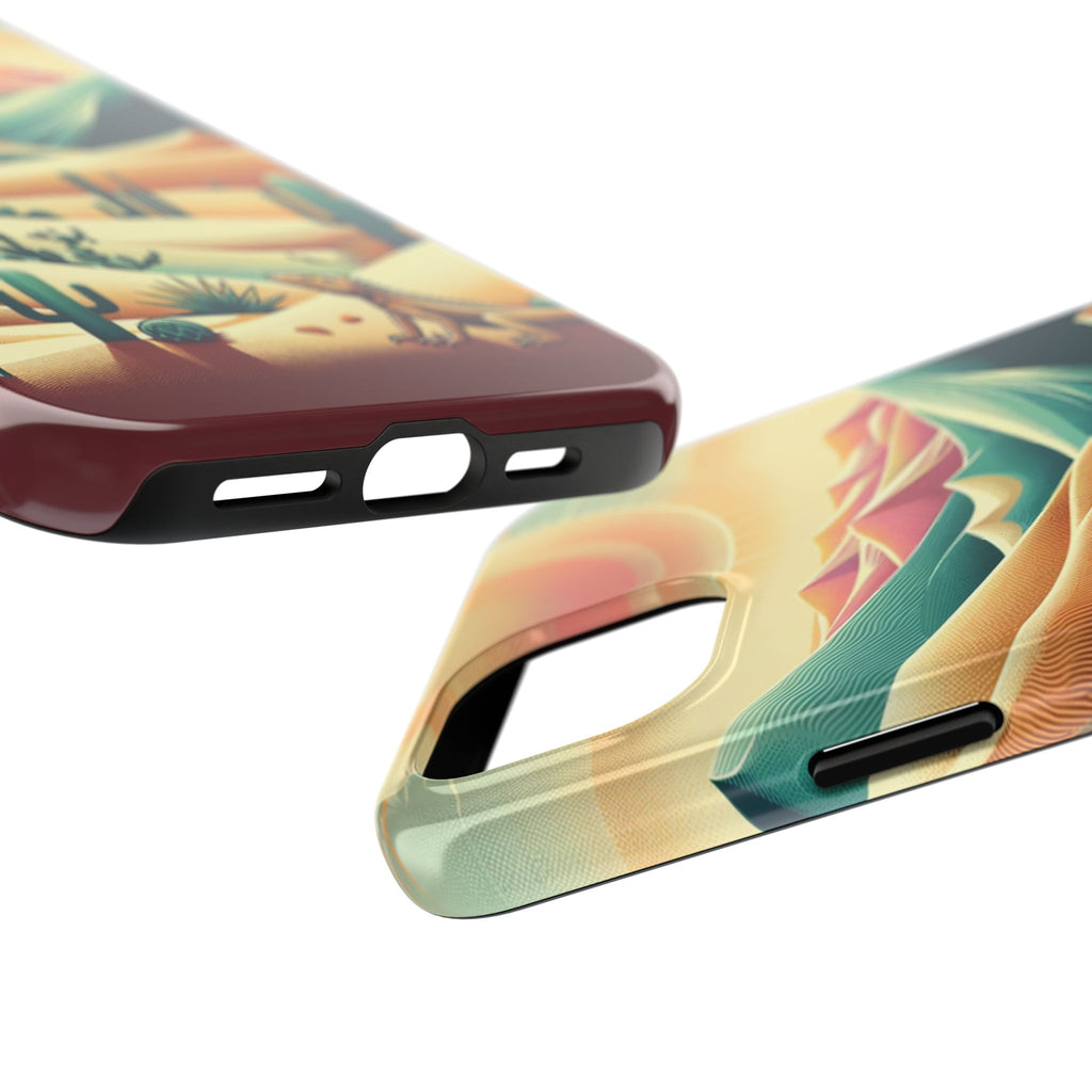 Iguana in the desert - Tough Phone Case