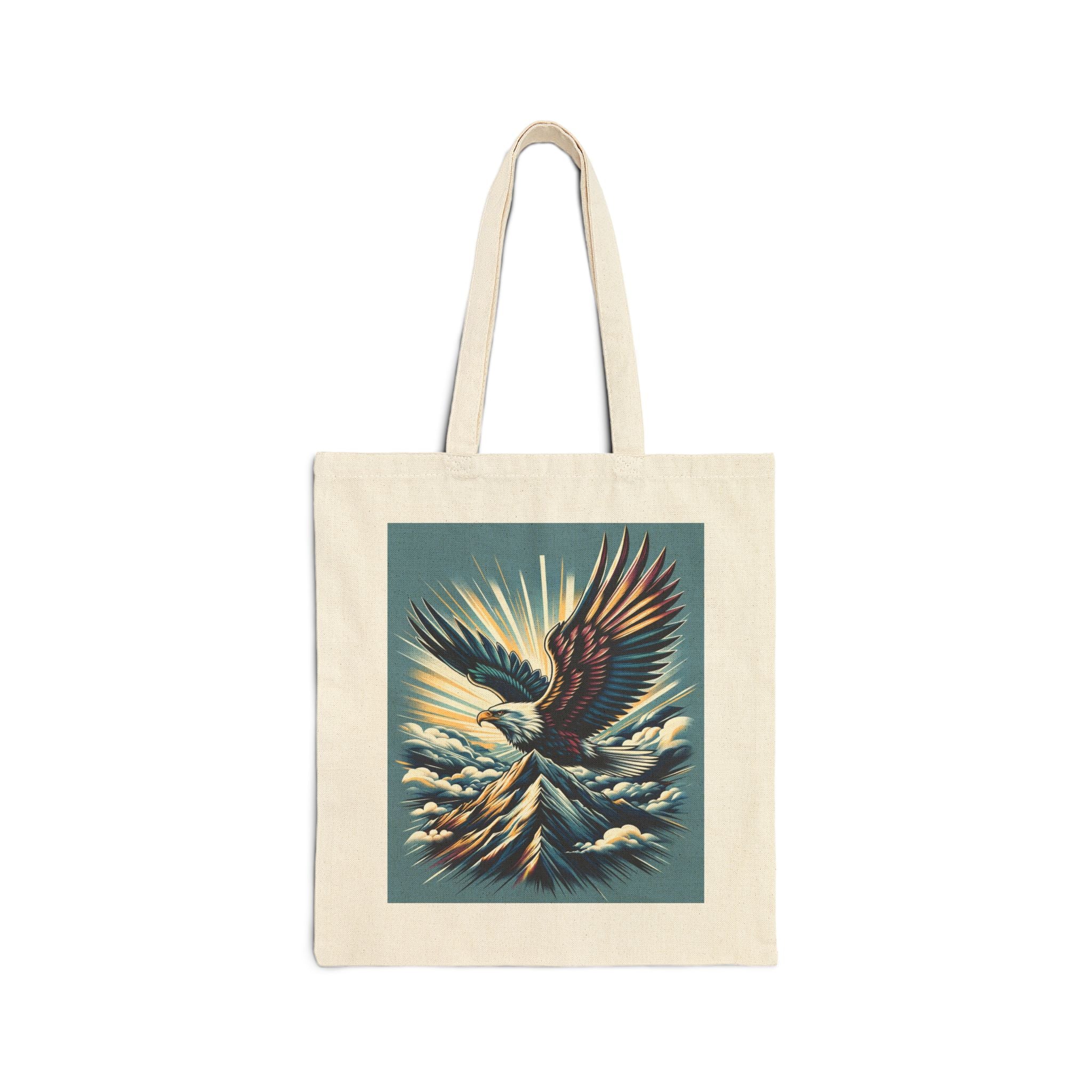 Majestic Eagle - Cotton Canvas Tote Bag