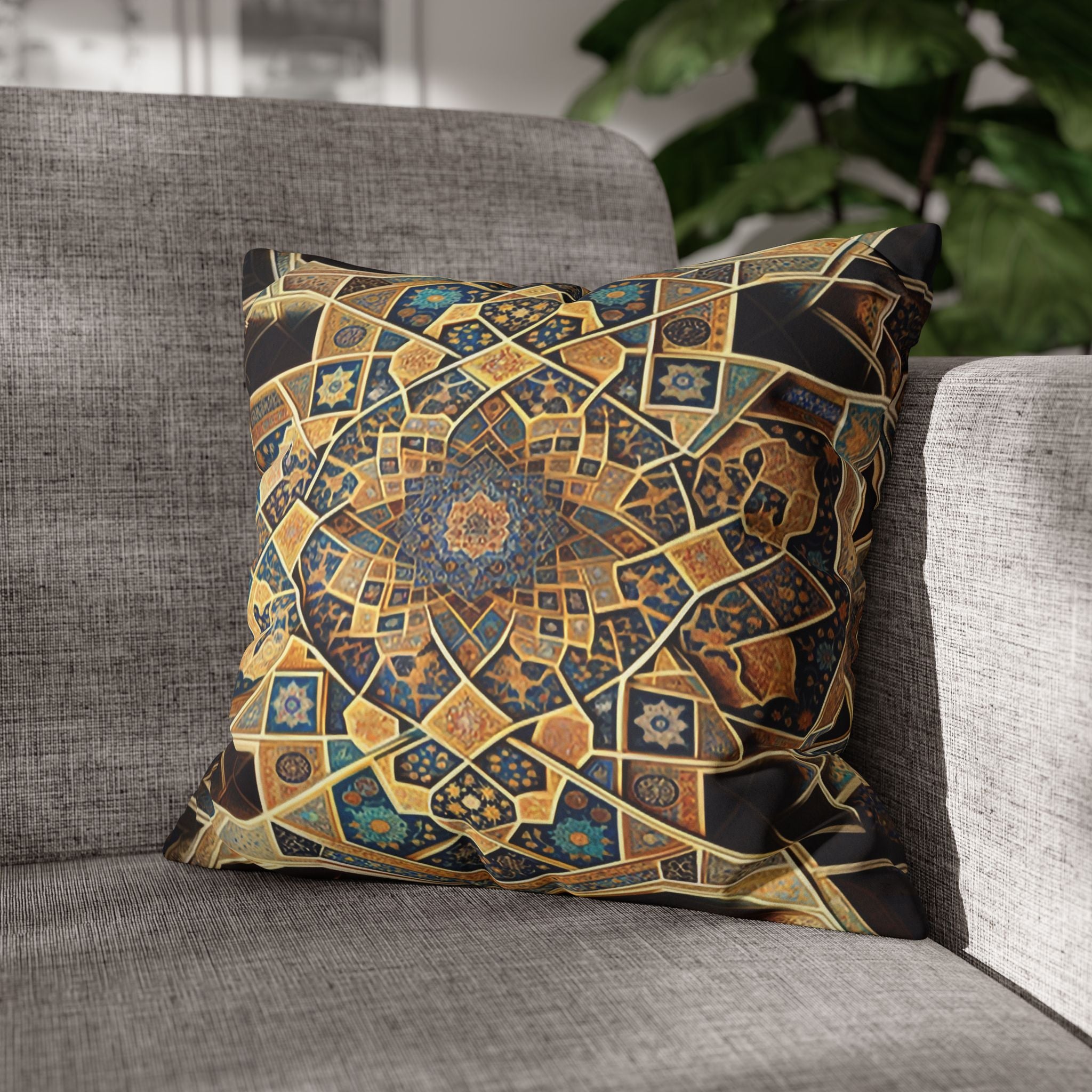 Persian Art (3) - Suede Square Pillowcase