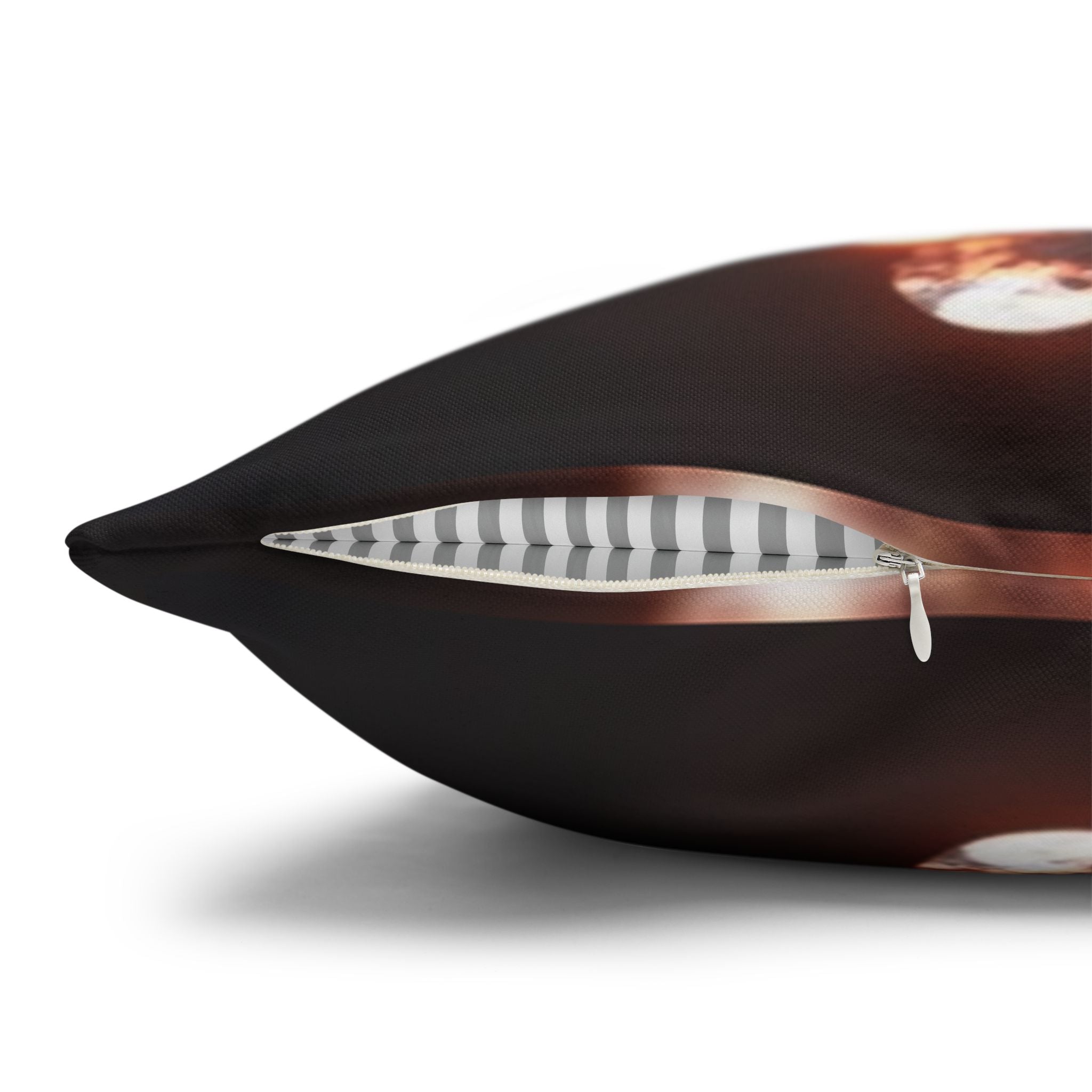 A branch full of white flowers - Polyester Square Pillowcase