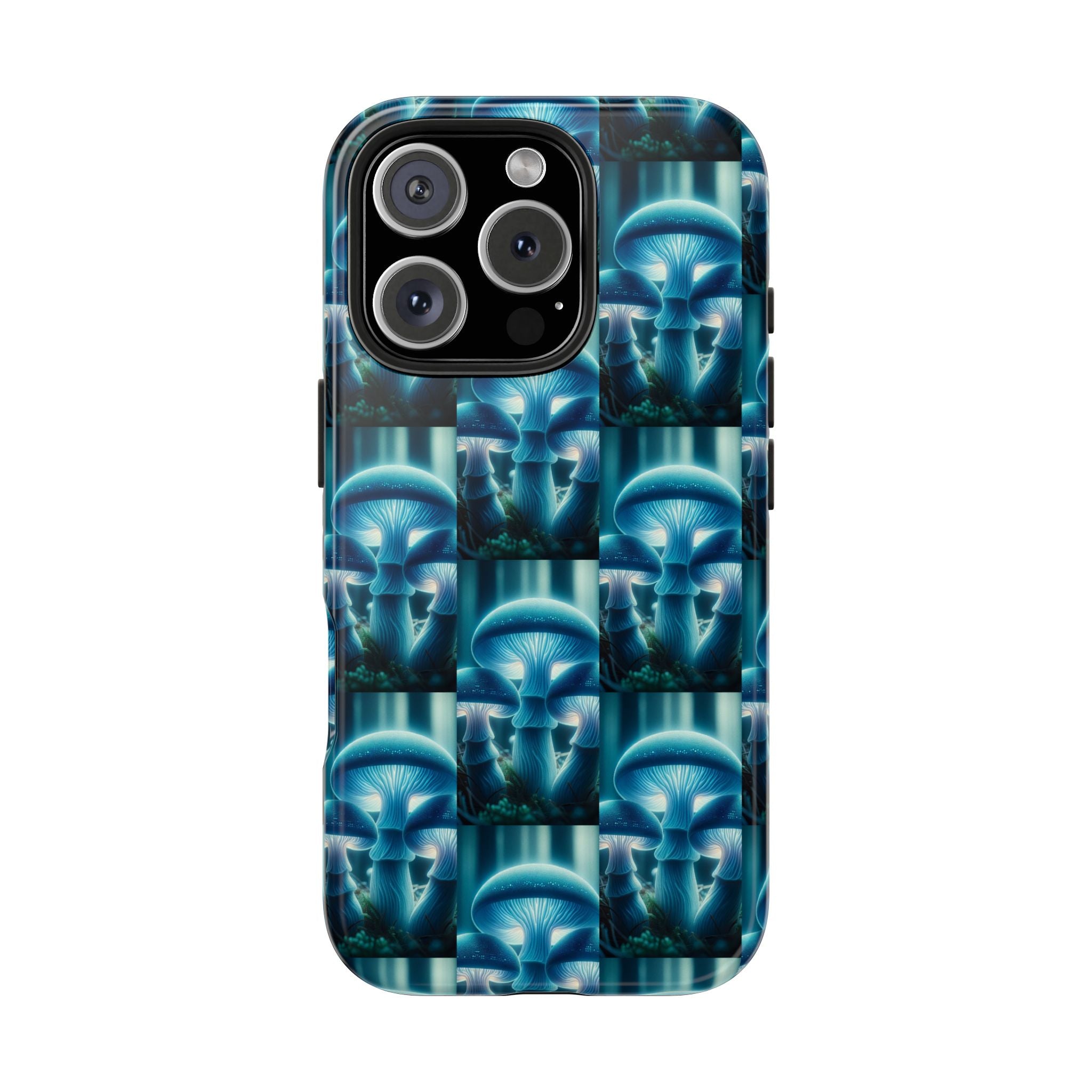 Blue Mushrooms - Tough Phone Case