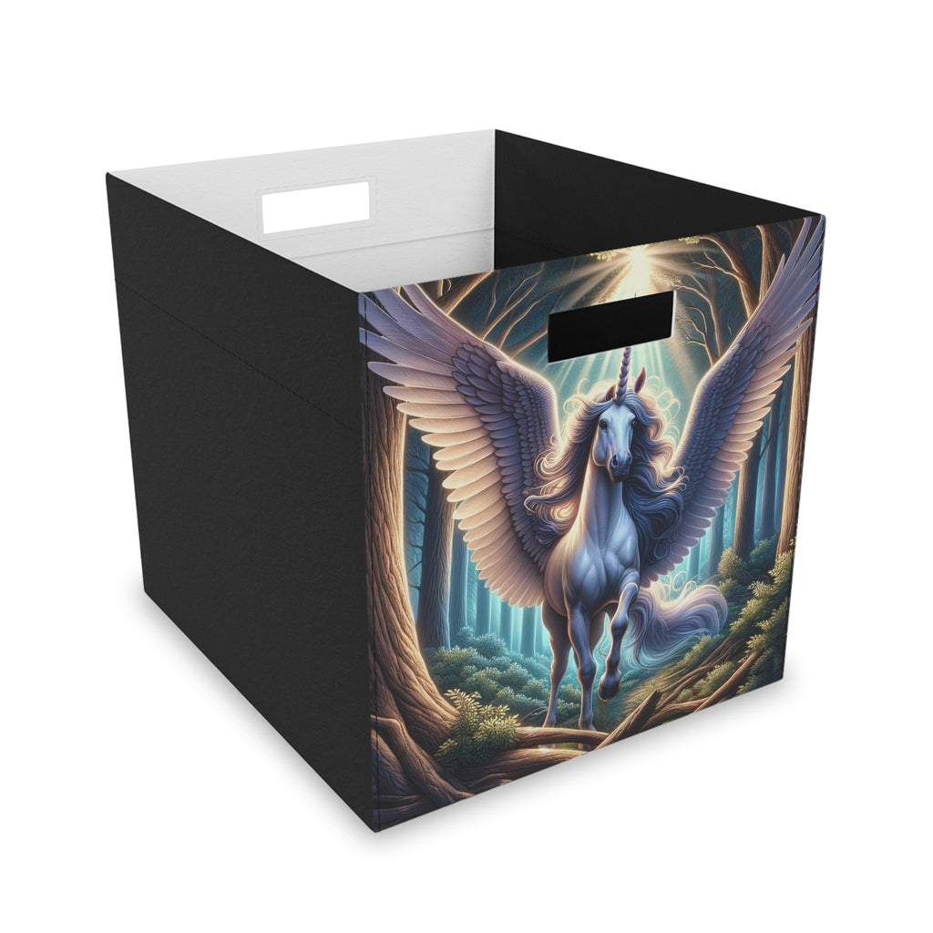 Unicorn landing in the forest - Storage Box