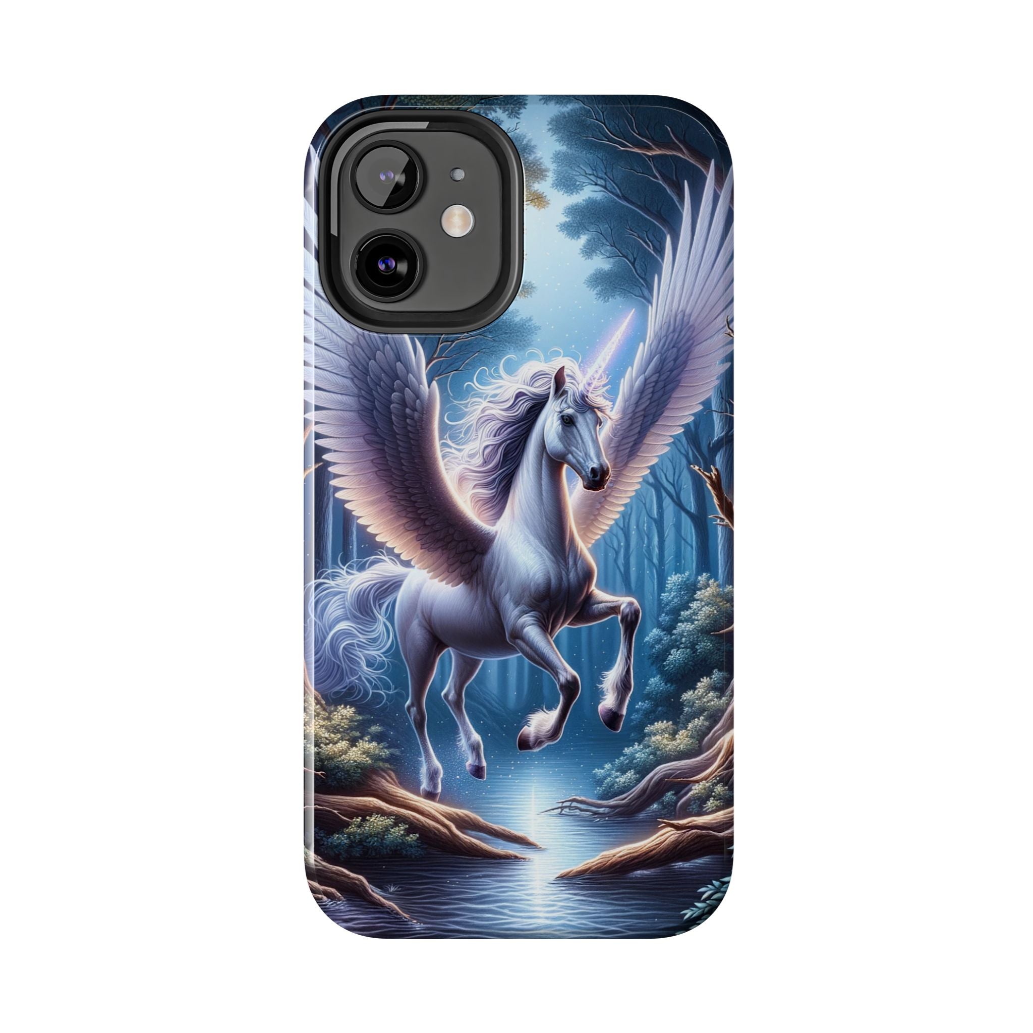 Phone Case - Unicorn Landing in Magical Forest
