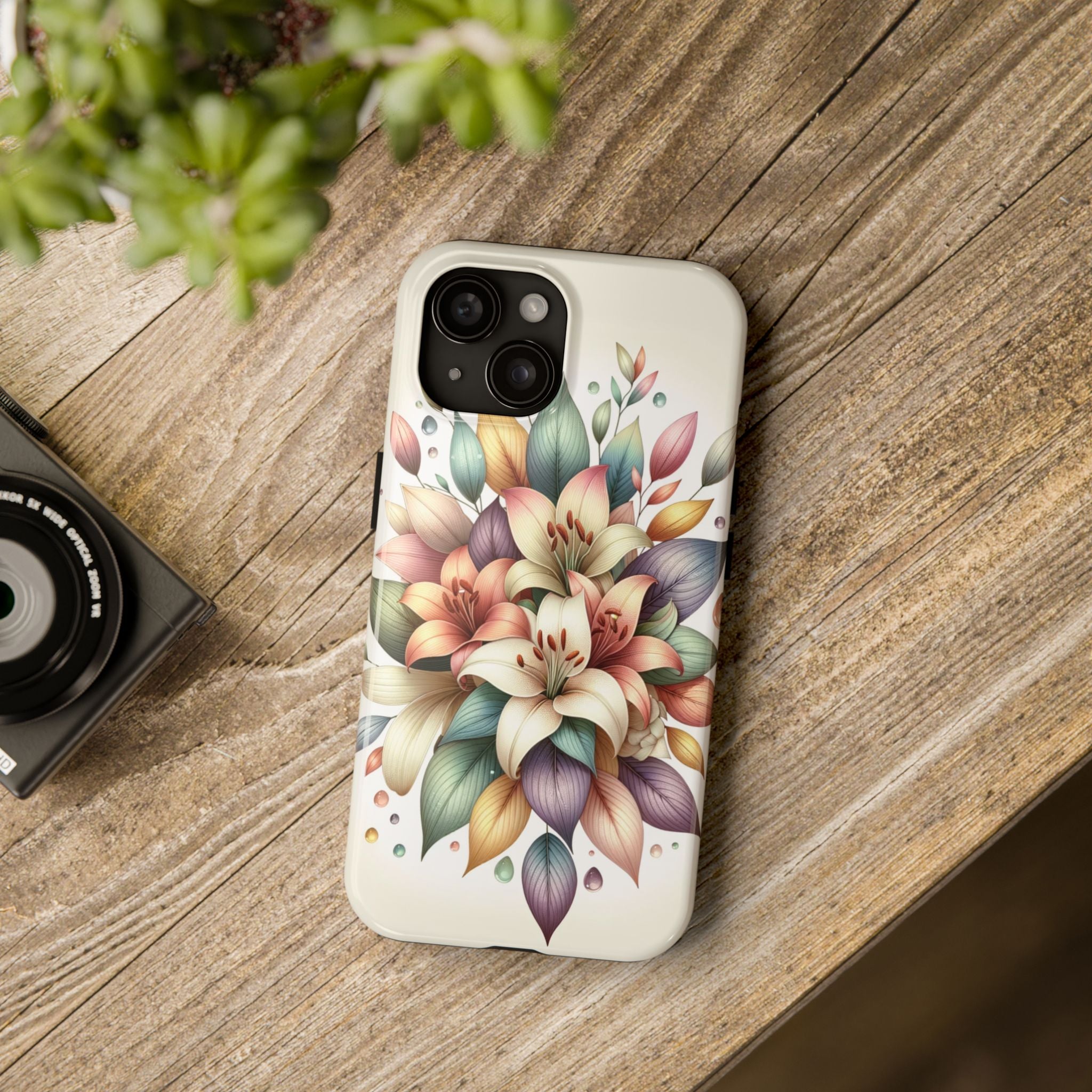 Phone Cases - Beautiful Lily Bouquet Design