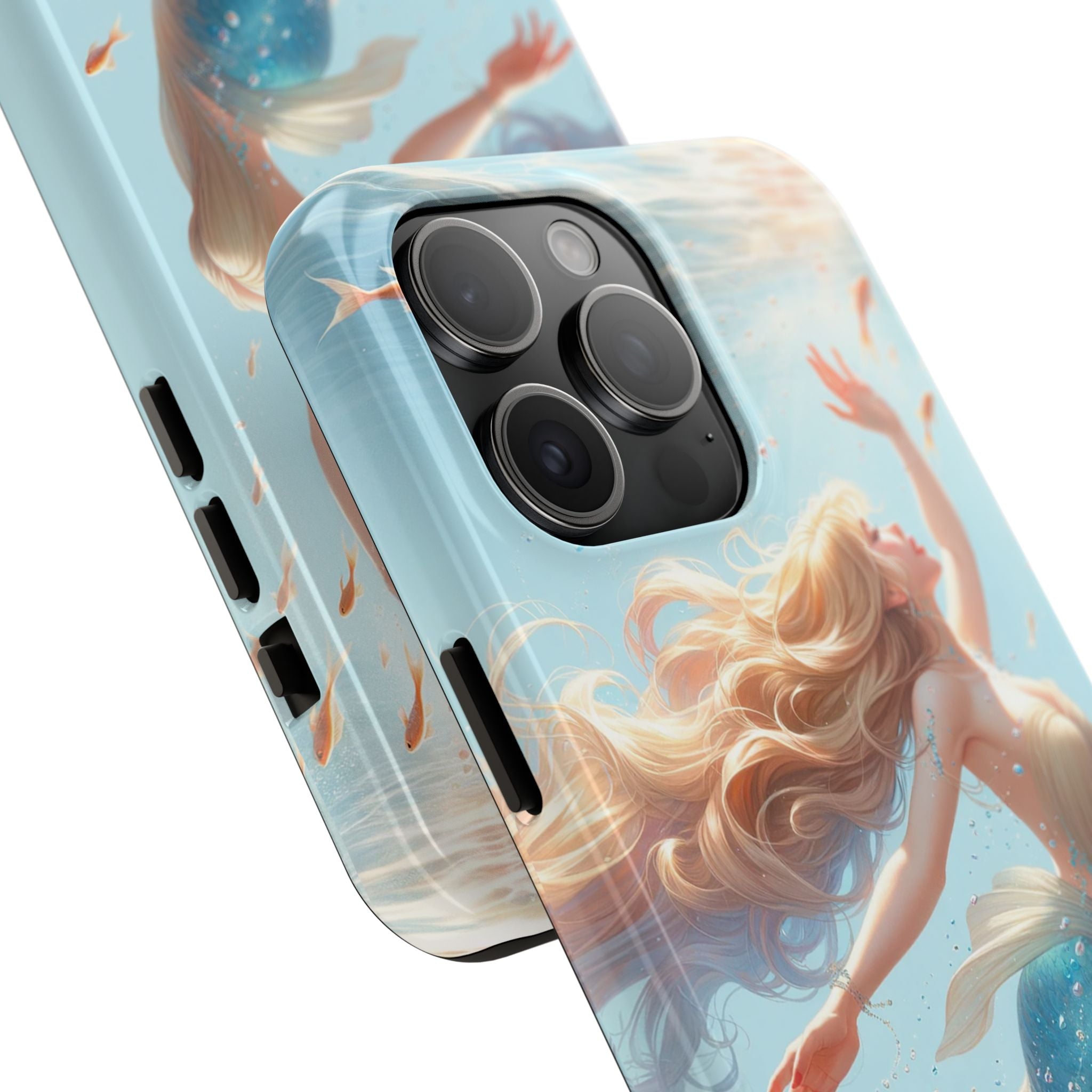 Blond mermaid - Tough Phone Case