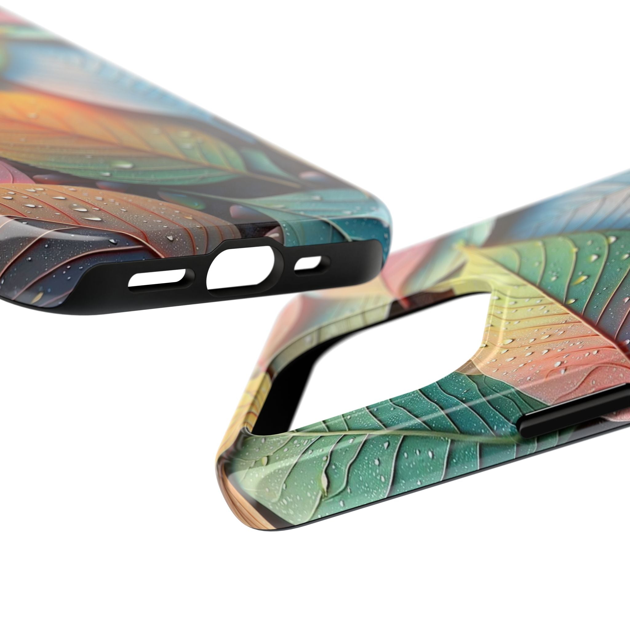 Pastel coloured leaves - Tough Phone Case