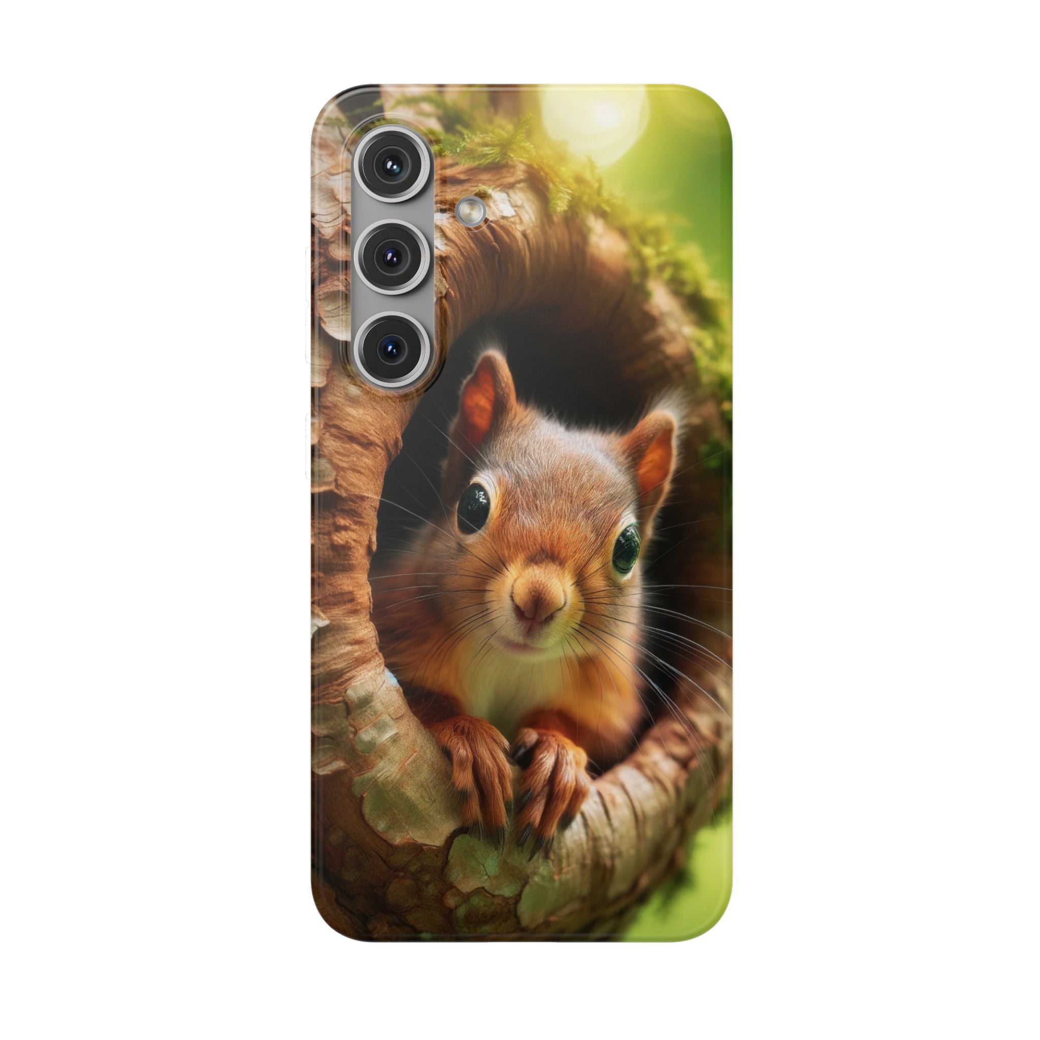Squirrel in a treehole - Flexi Case (Samsung only)