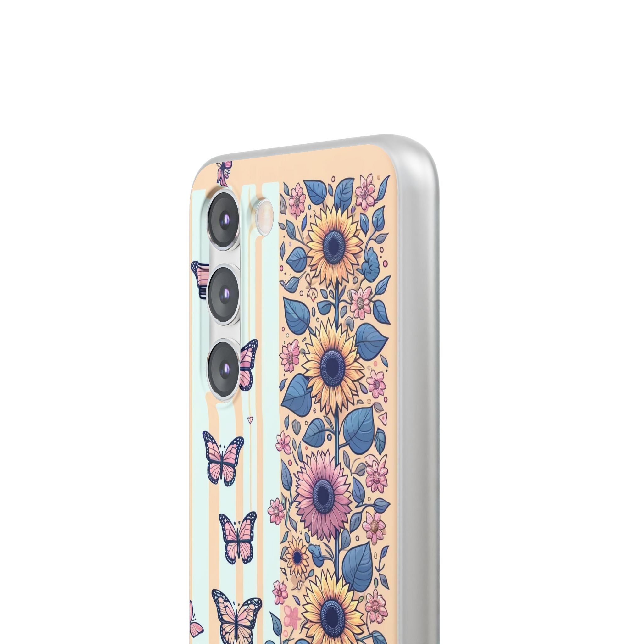 Sunflowers and butterflies - Flexi Case (Samsung only)