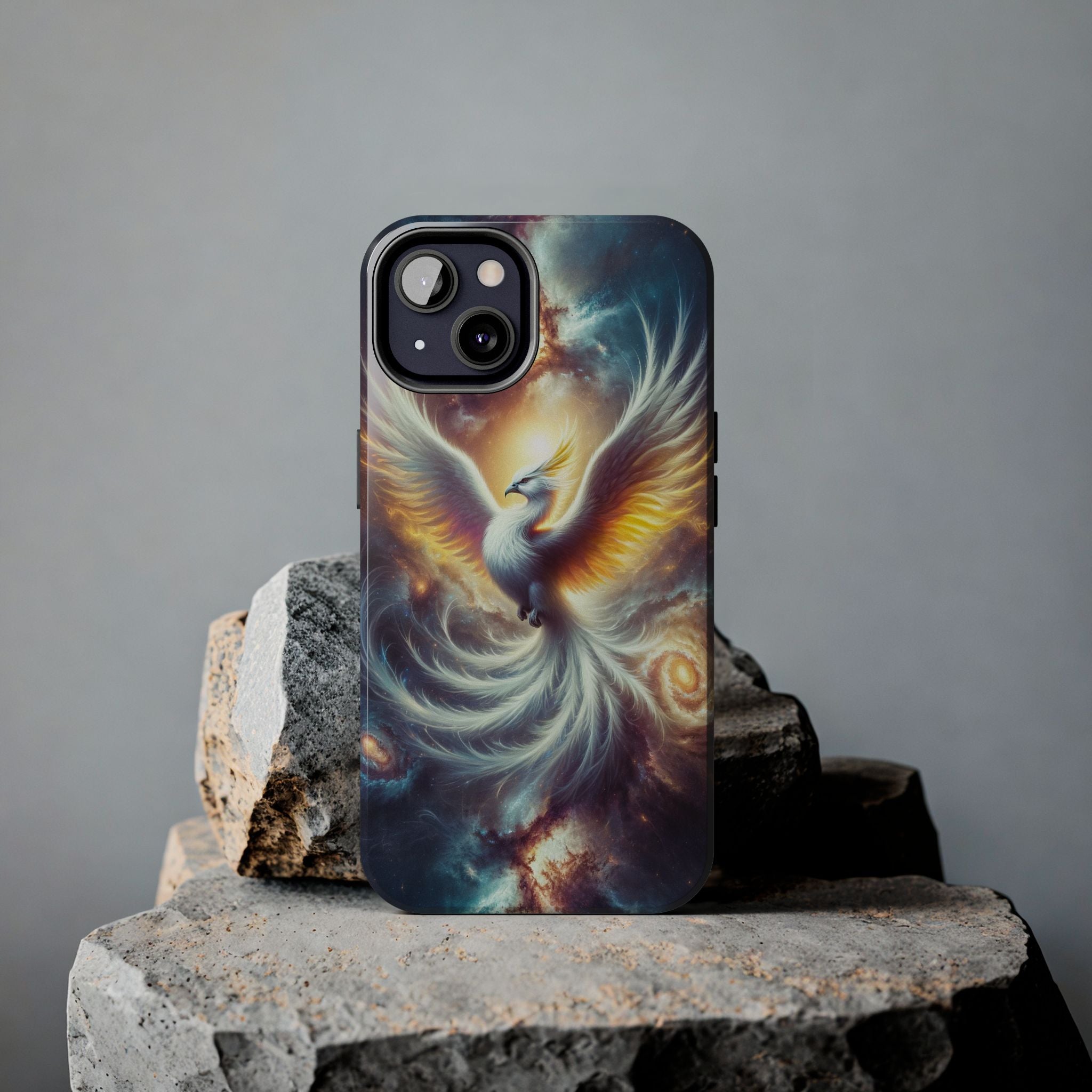Phone Case - White Phoenix Design
