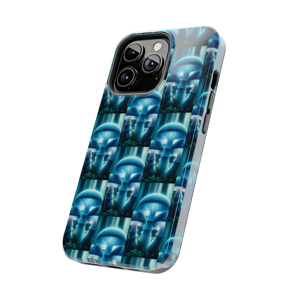Blue Mushrooms - Tough Phone Case