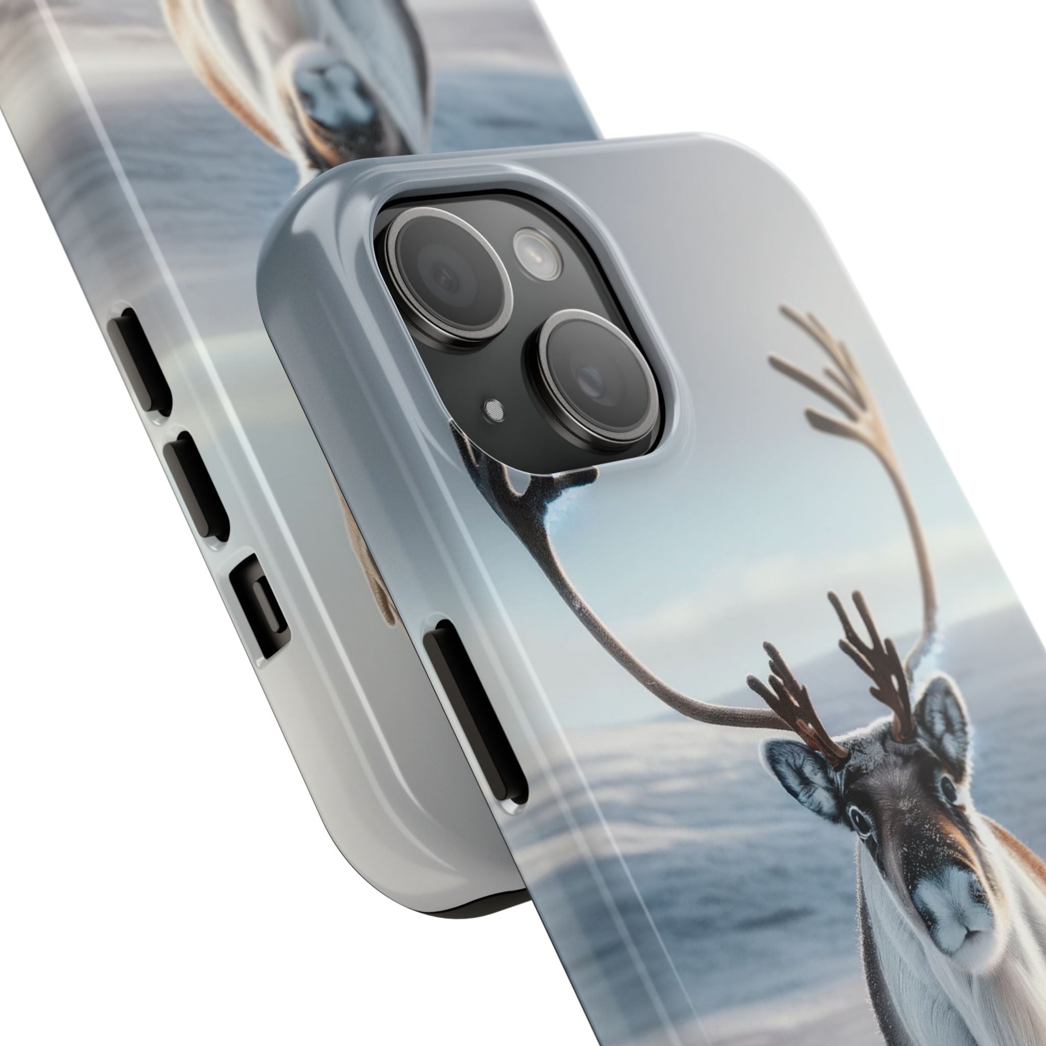 Phone Cases - Curious Reindeer Design