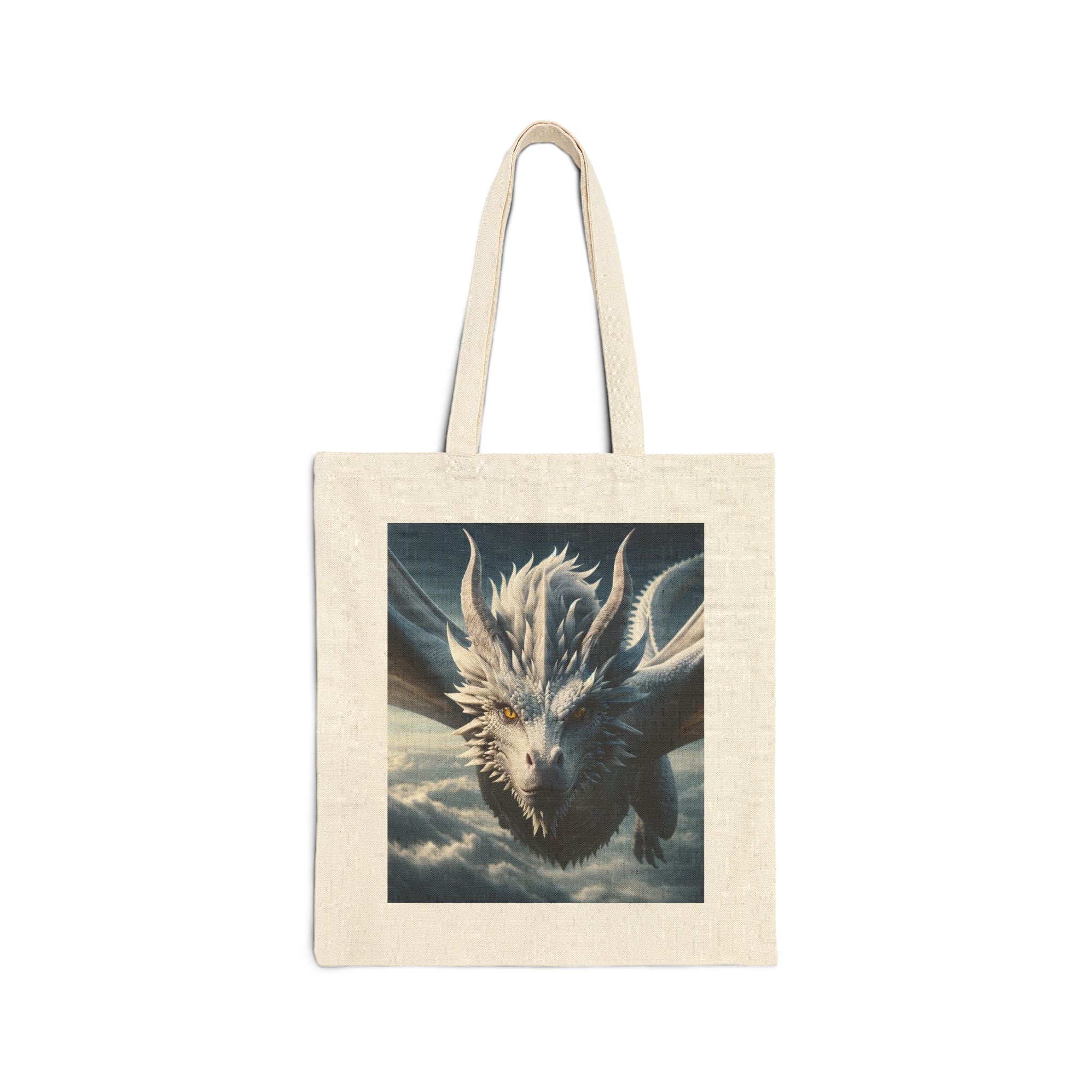 Fantasy Dragon - Cotton Canvas Tote Bag,