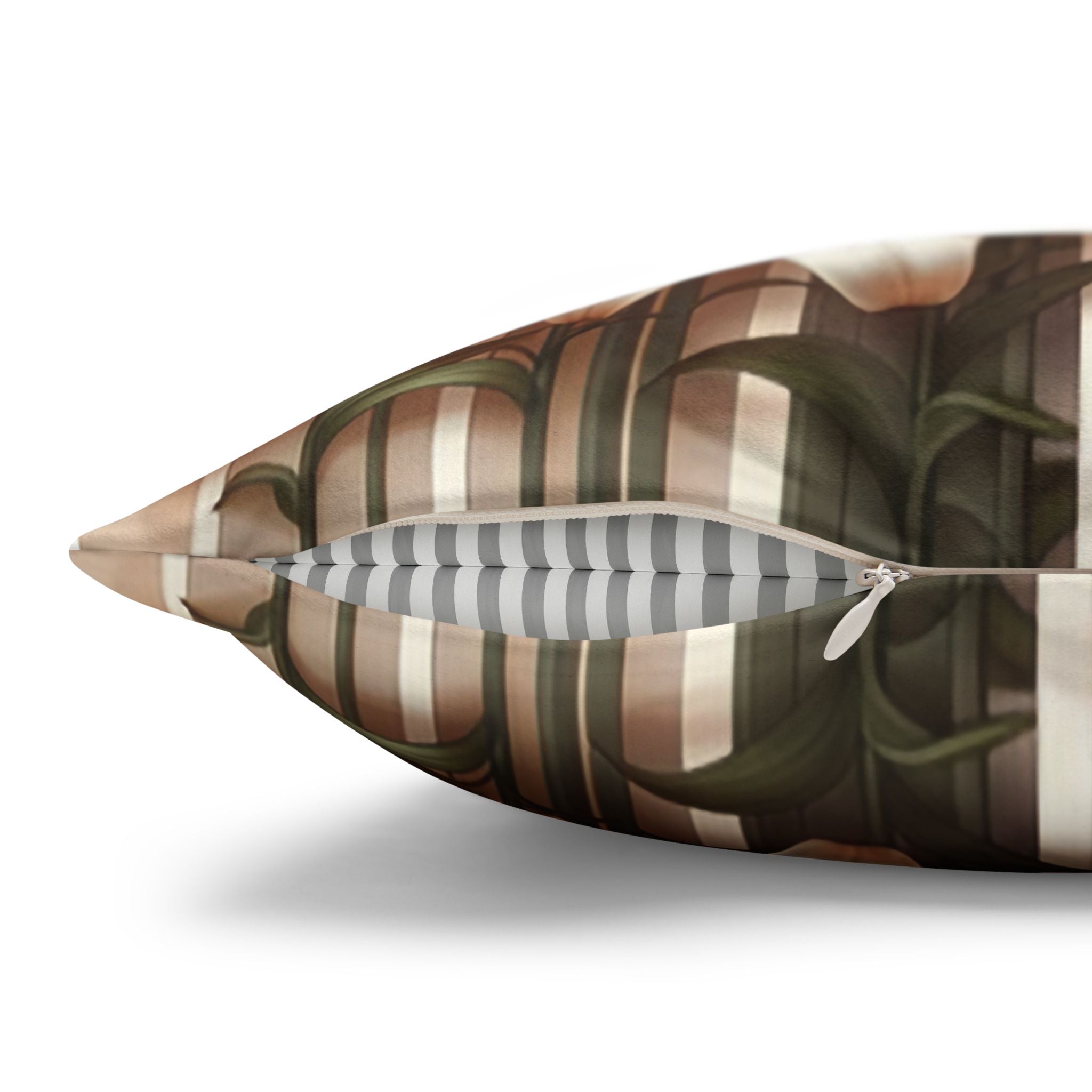 Lilies (in columns) - Suede Square Pillowcase