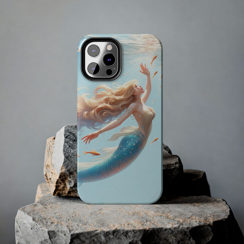 Blond mermaid - Tough Phone Case